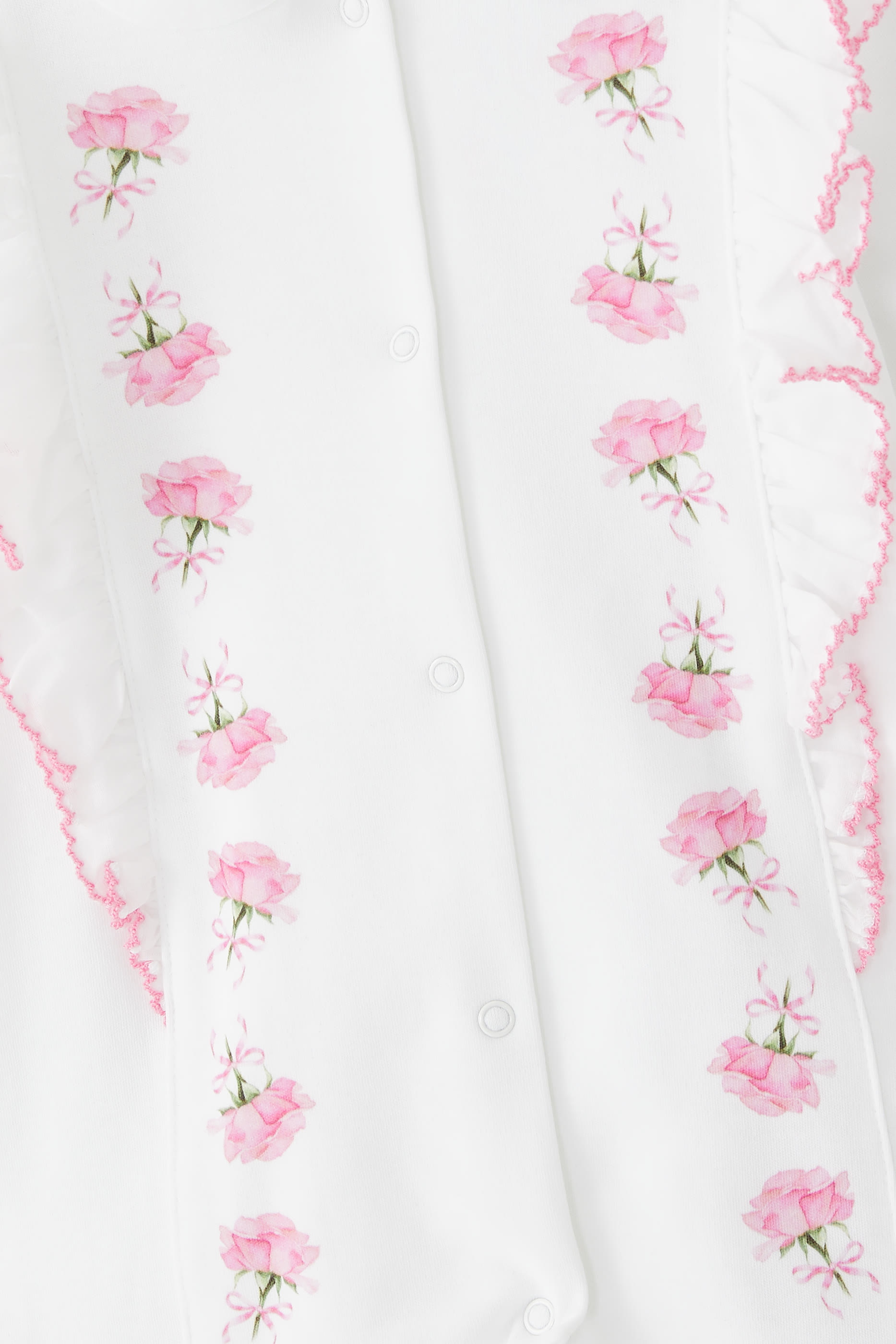 Kids Playsuit with Floral Decoration