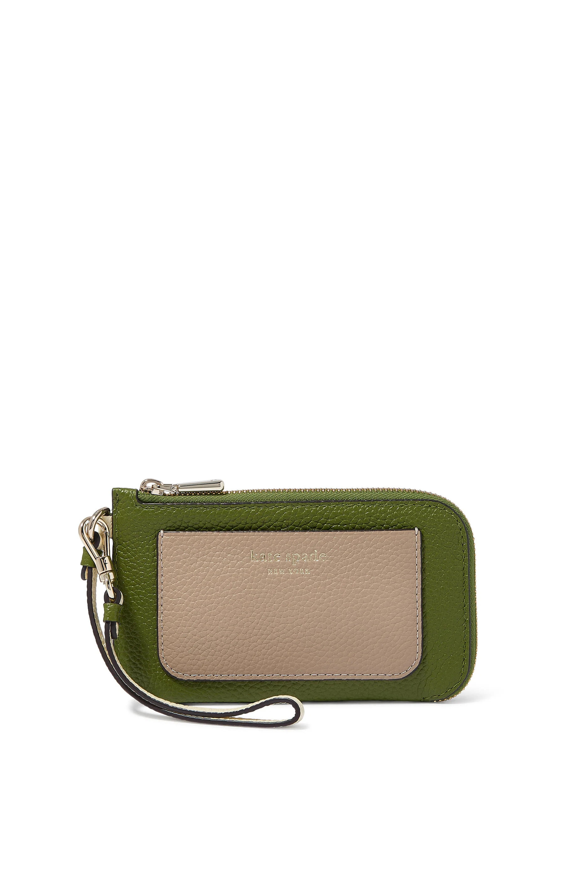 Ava Colorblock Coin Card Case Wristlet