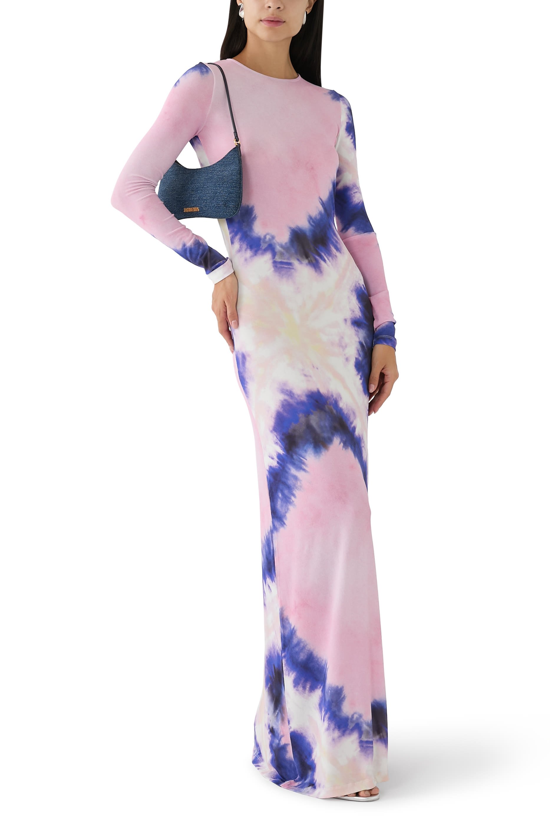 Tie-Dye Backless Maxi