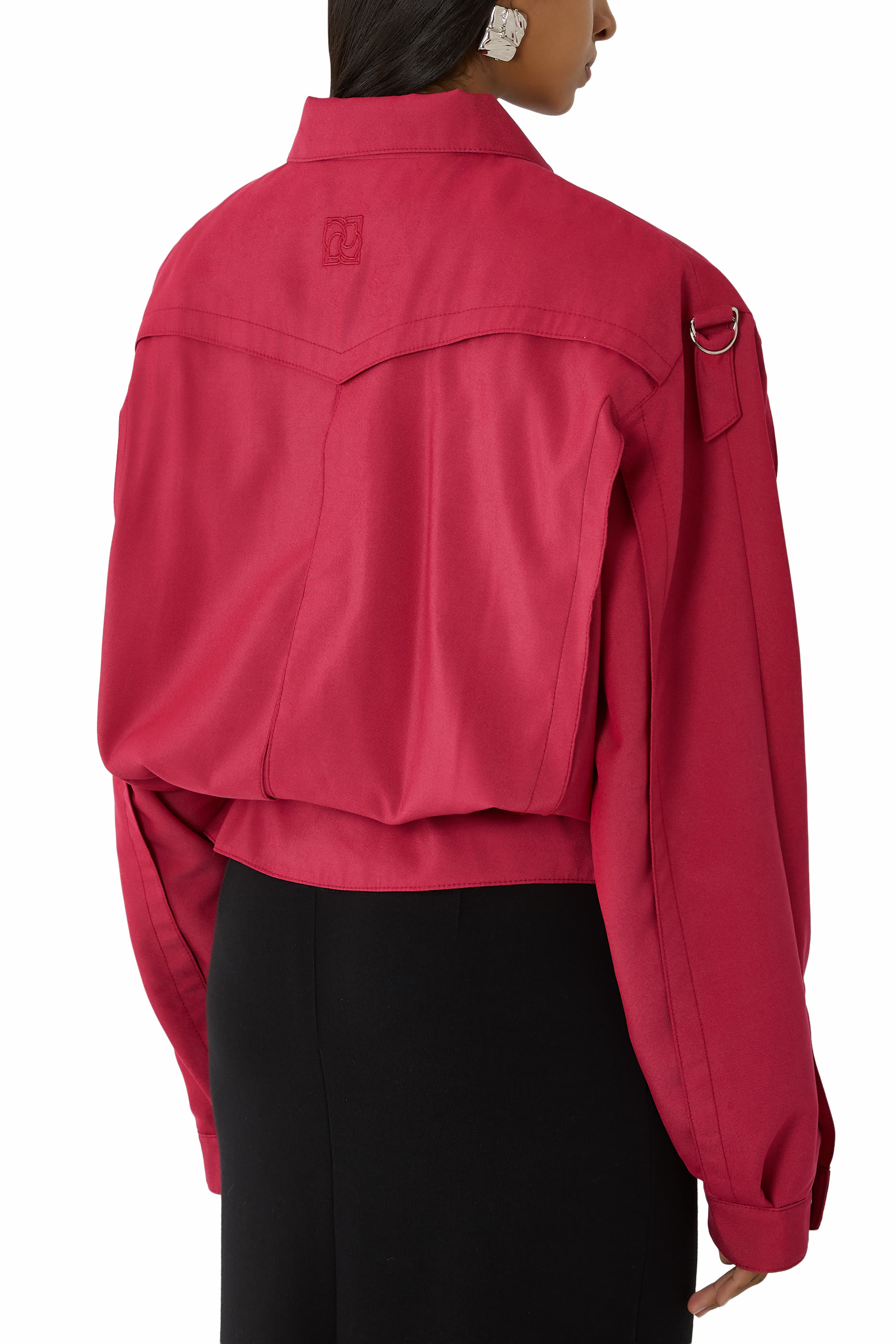 Oversized Lyocell Jacket 