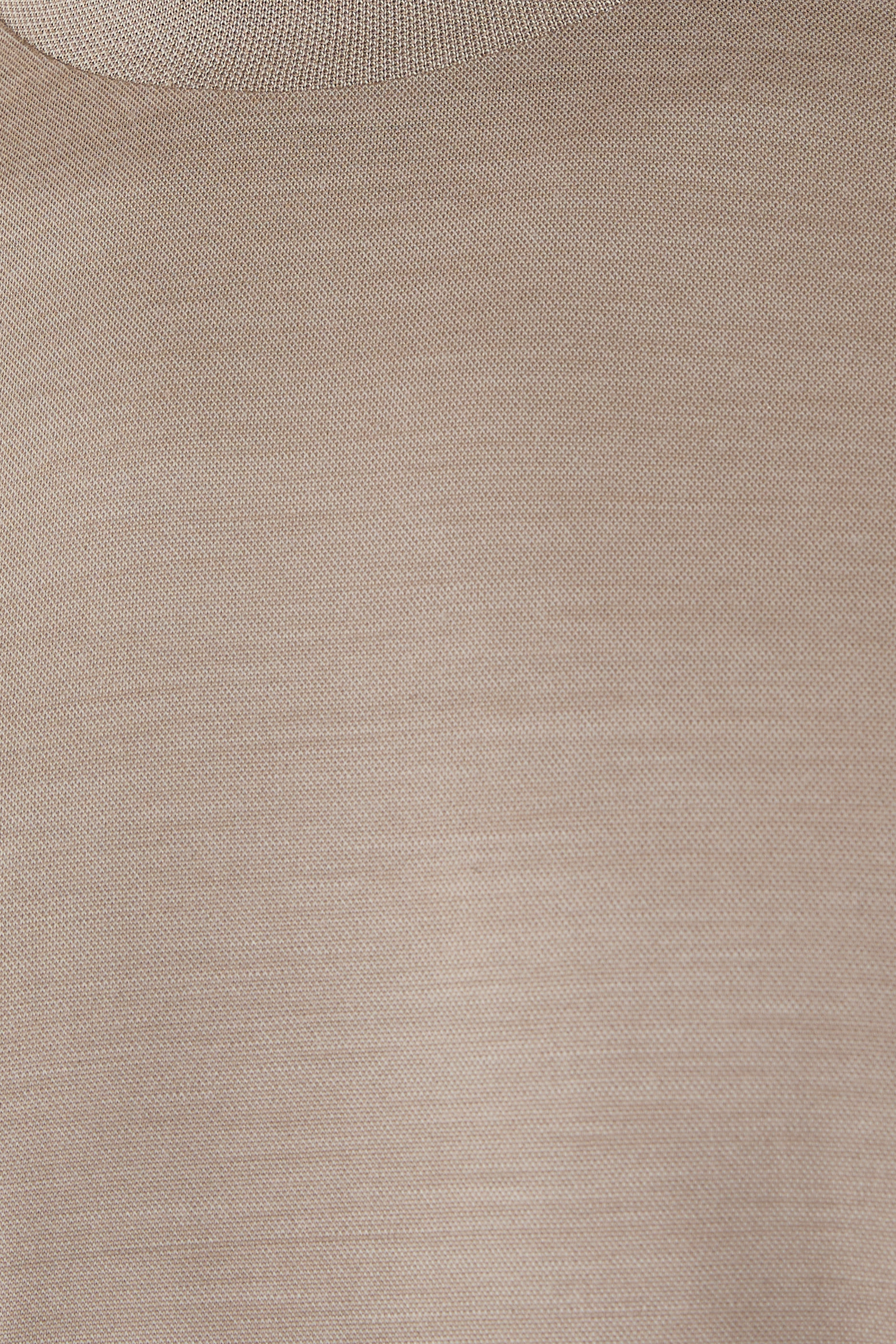 Regular-Fit T-Shirt in Silk and Wool