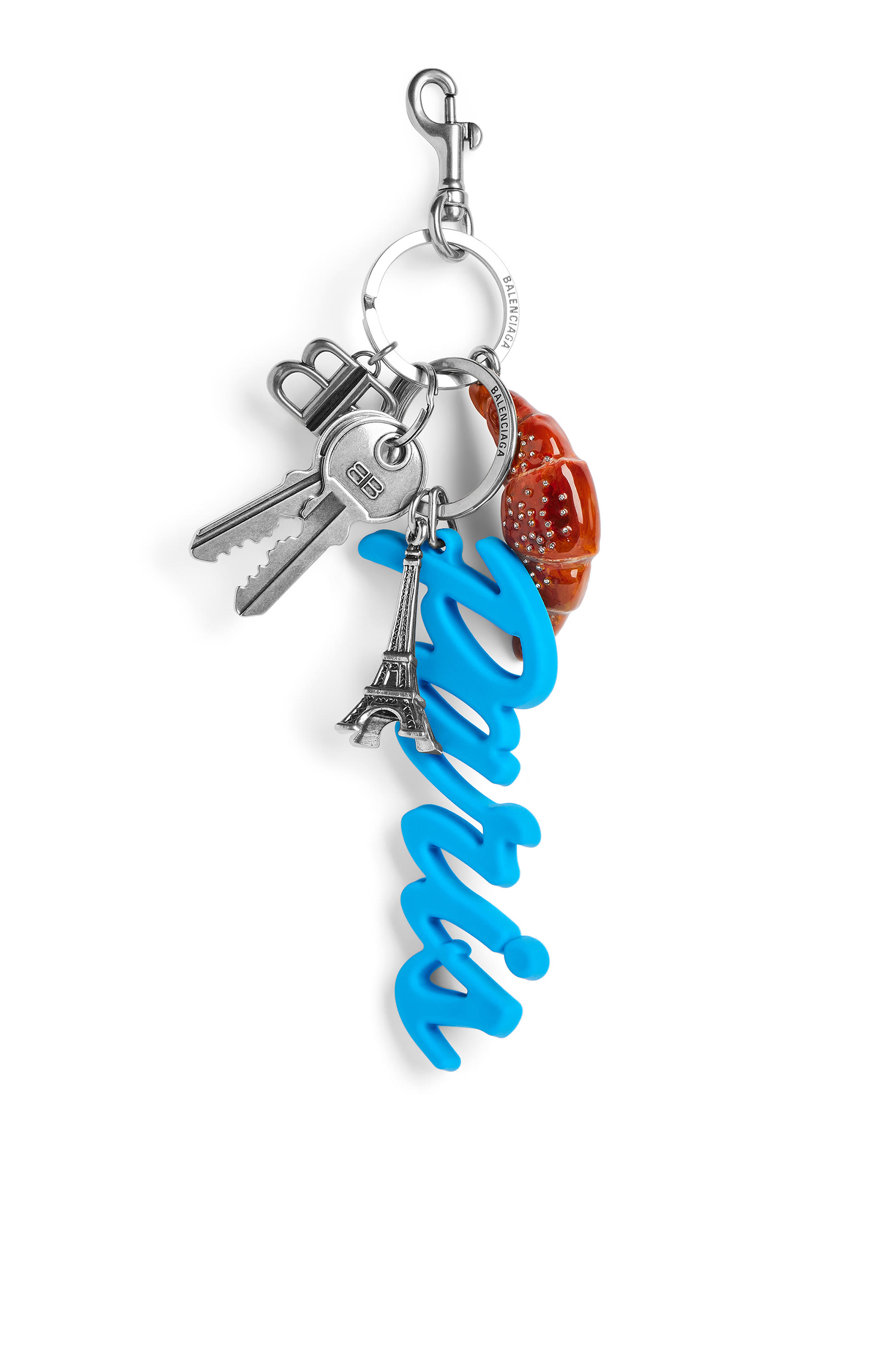 Tourist Paris Croissant Charm/Keychain