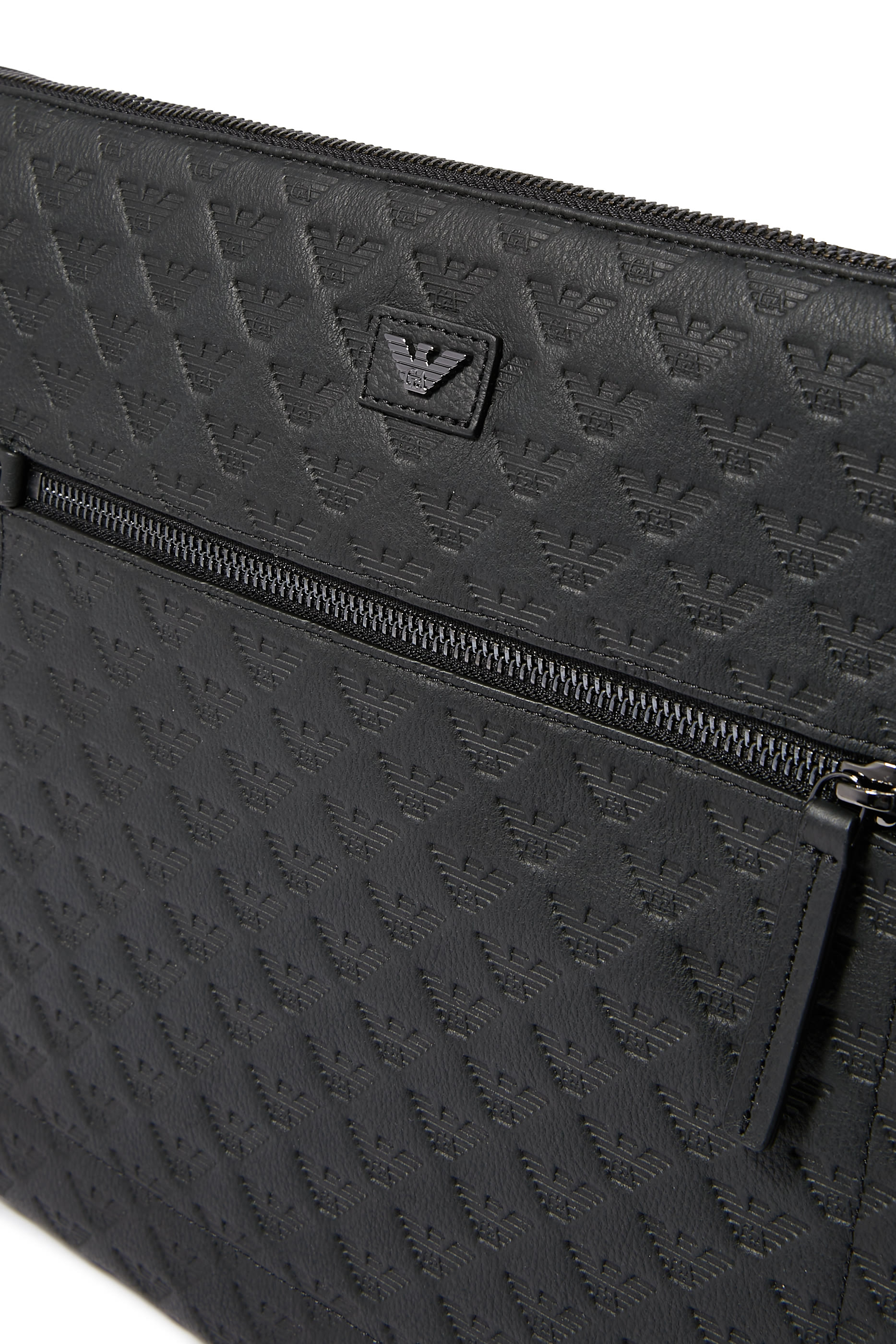 Eagle Logo-Embossed Pouch