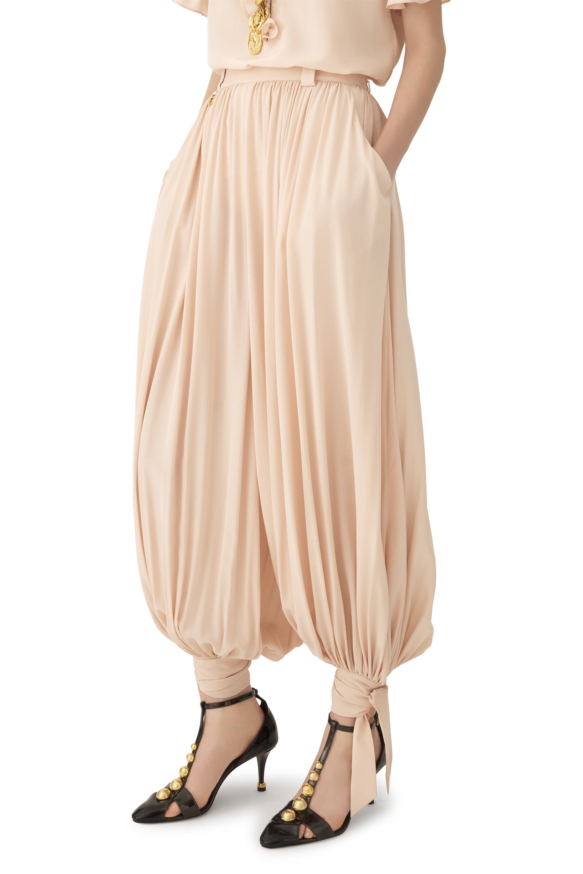 Flowy Pleated Trousers