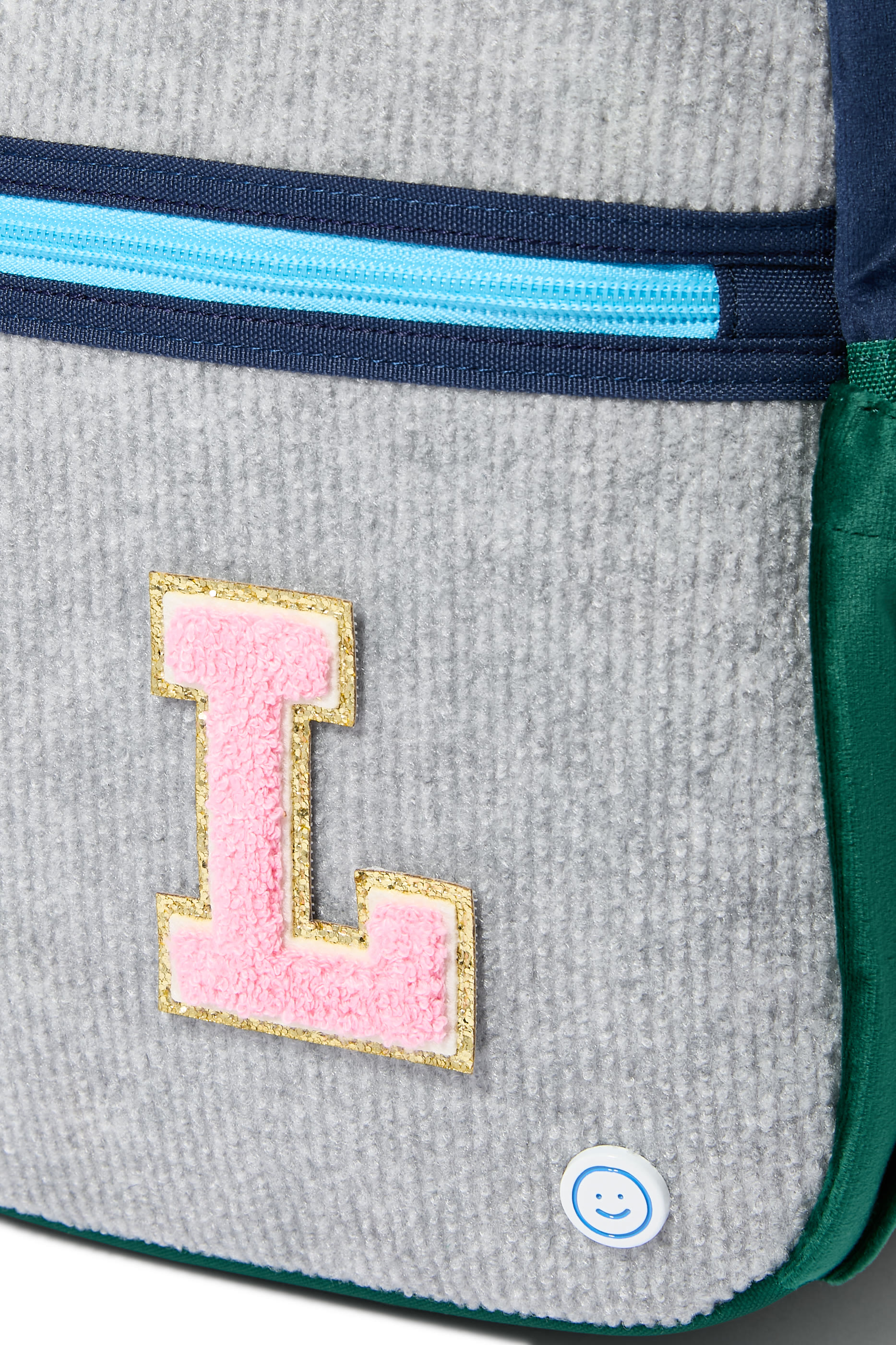 Kids Chenille Sparkle Letter &lsquo;L' Patch