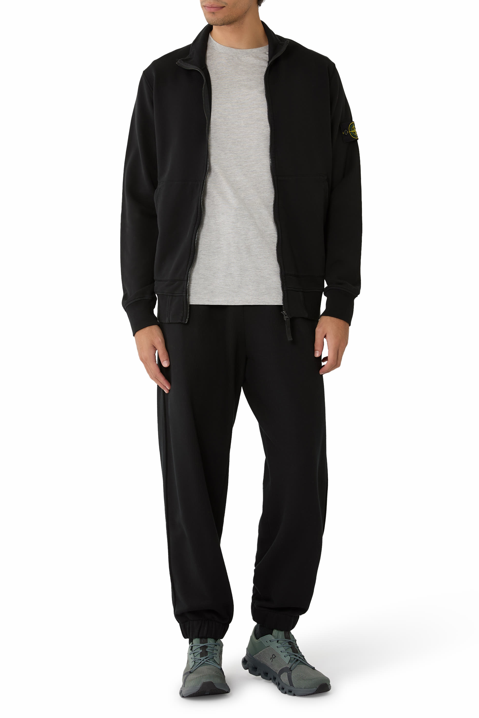 Logo Patch Zip-Up Jacket