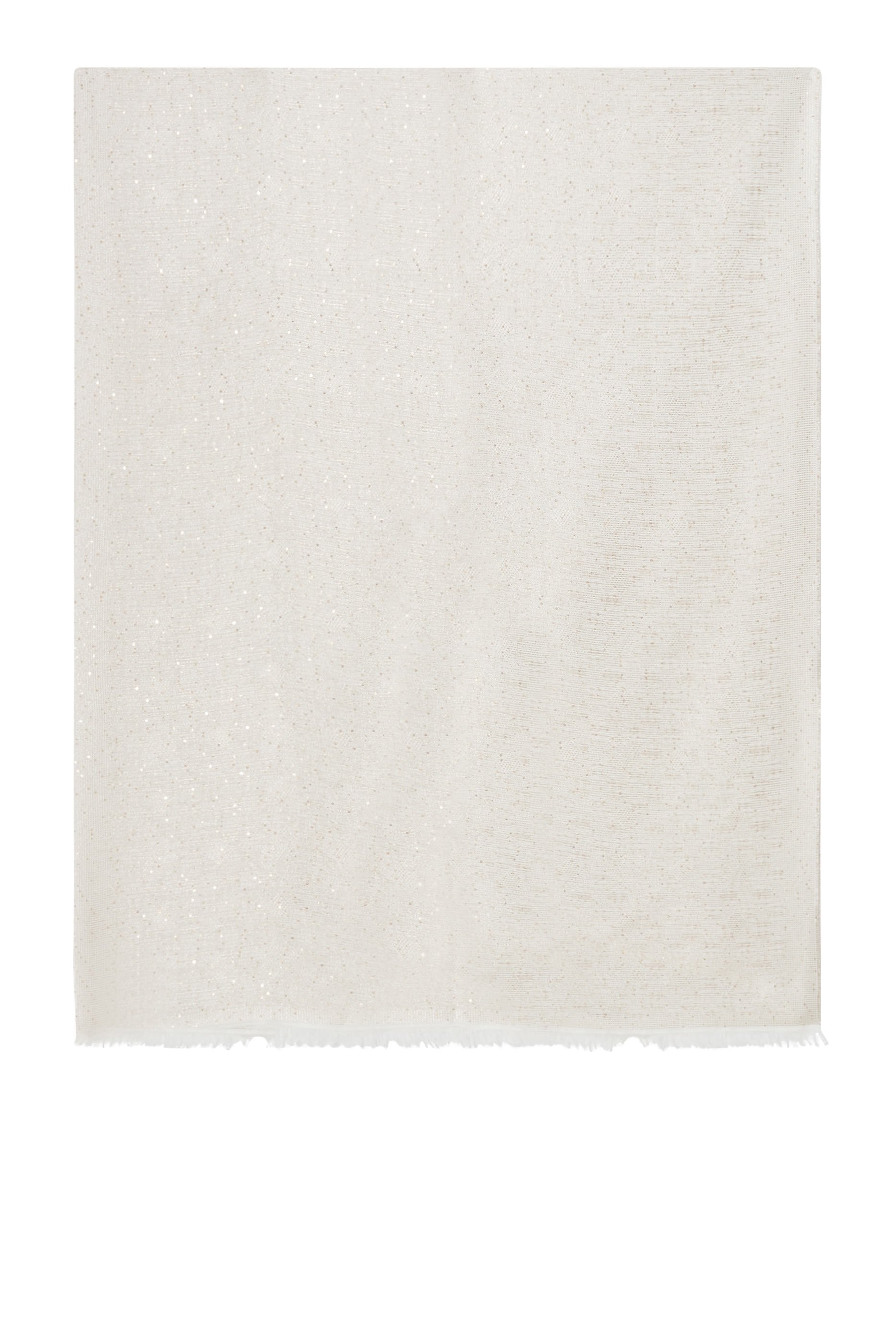 Embroidered Jacquard Scarf