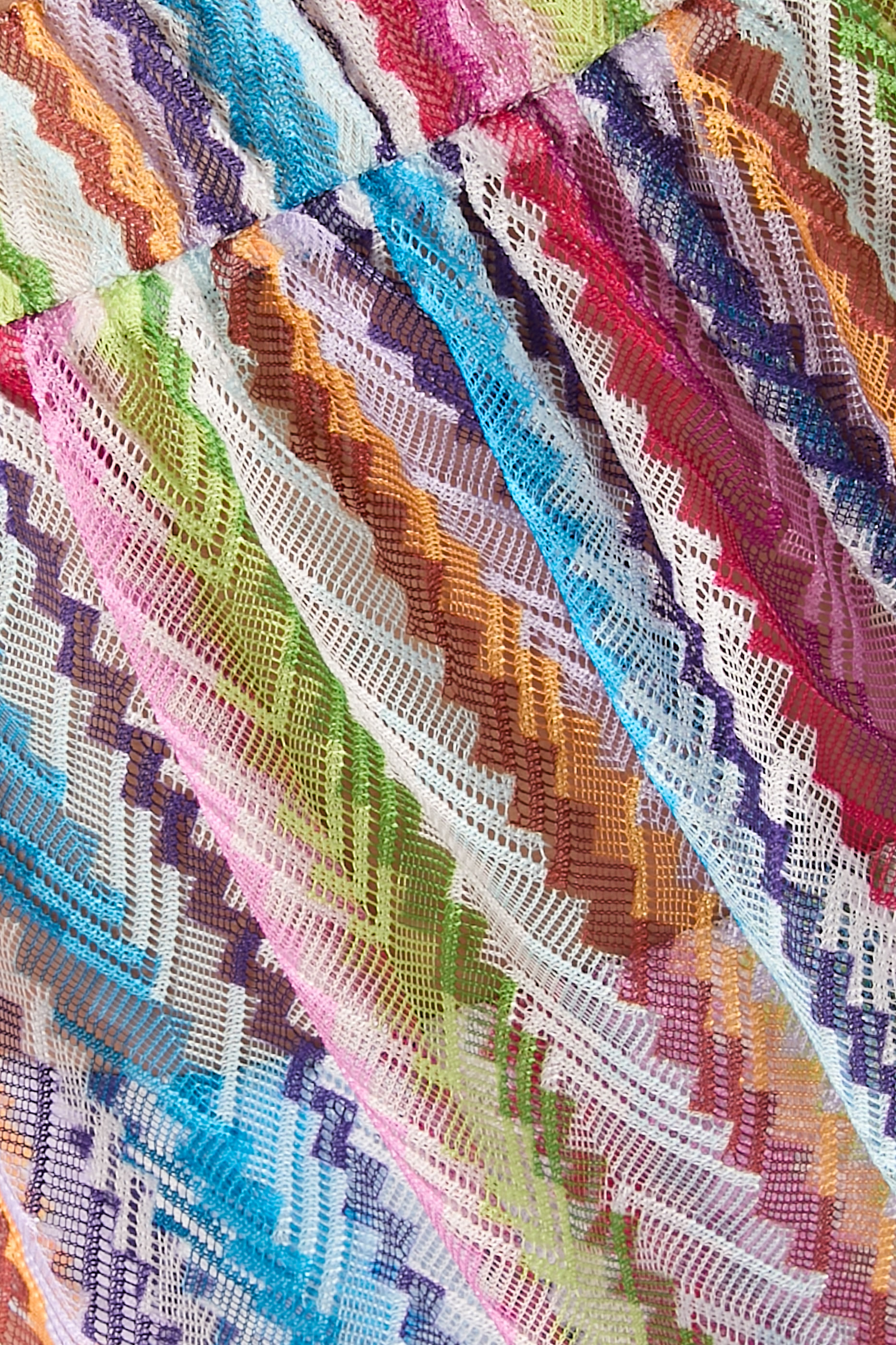 Zigzag Print Cover-Up Shorts