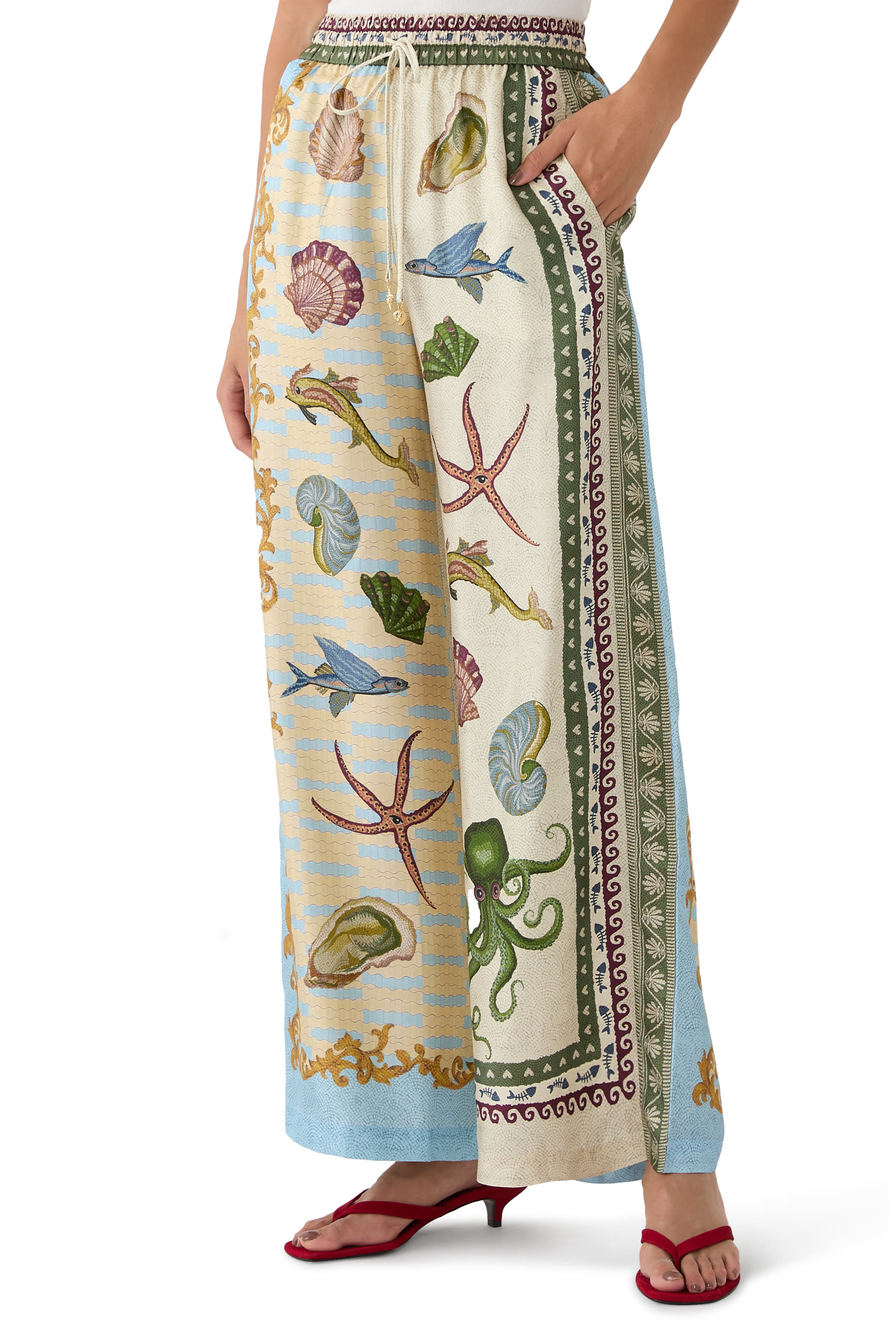 Bath House Silk Pants