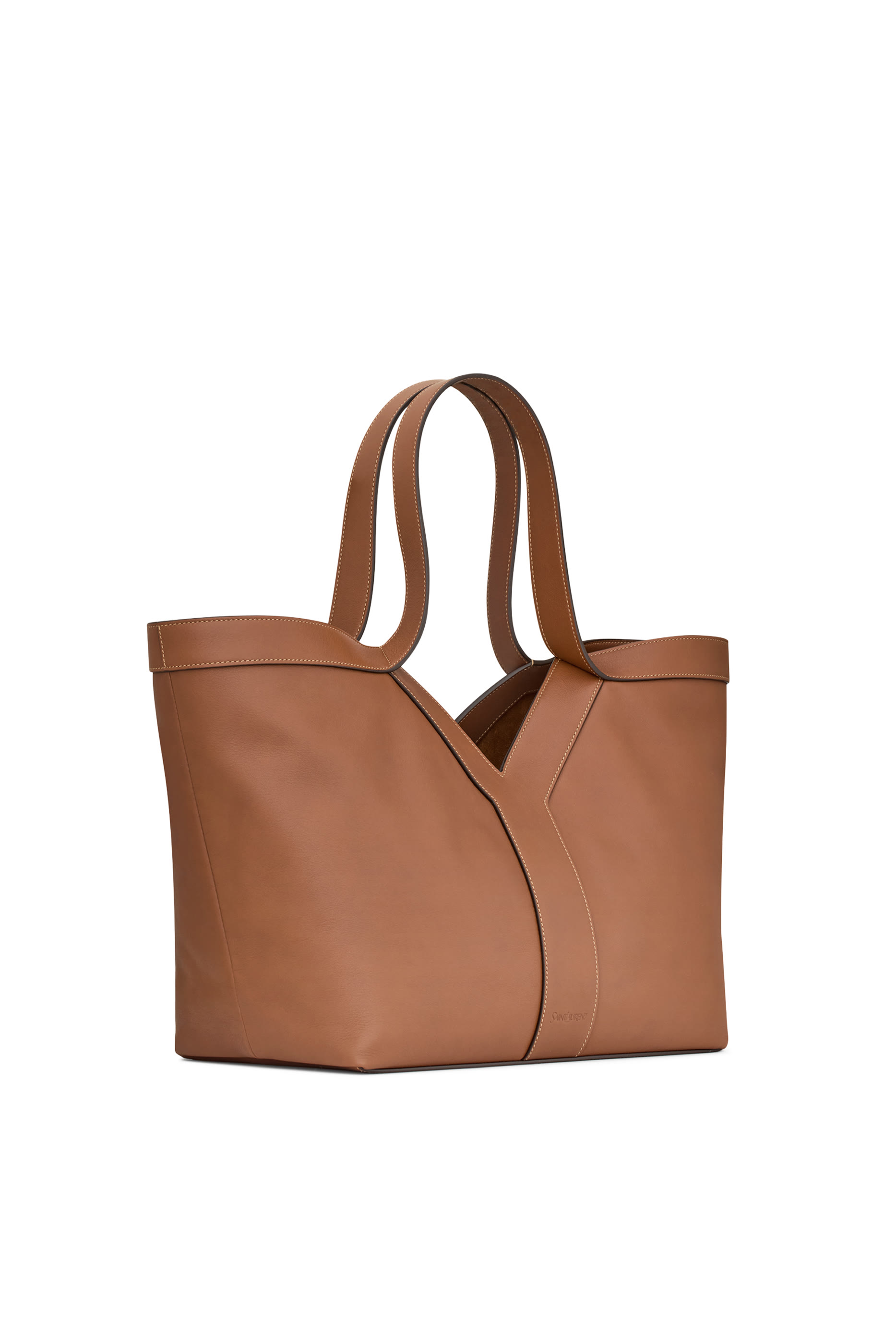 Y Small Leather Tote Bag
