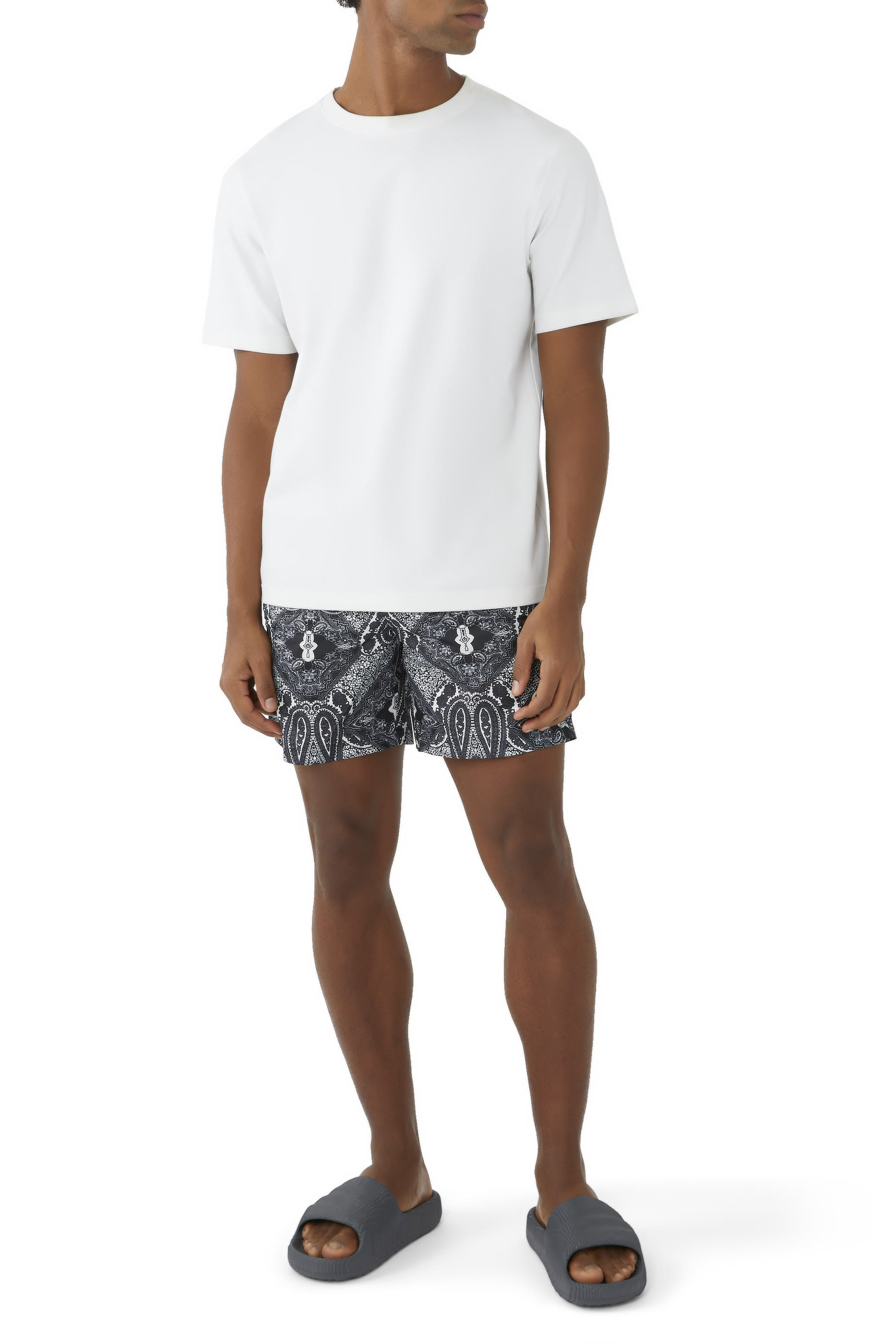 Bandana Print Swim Shorts