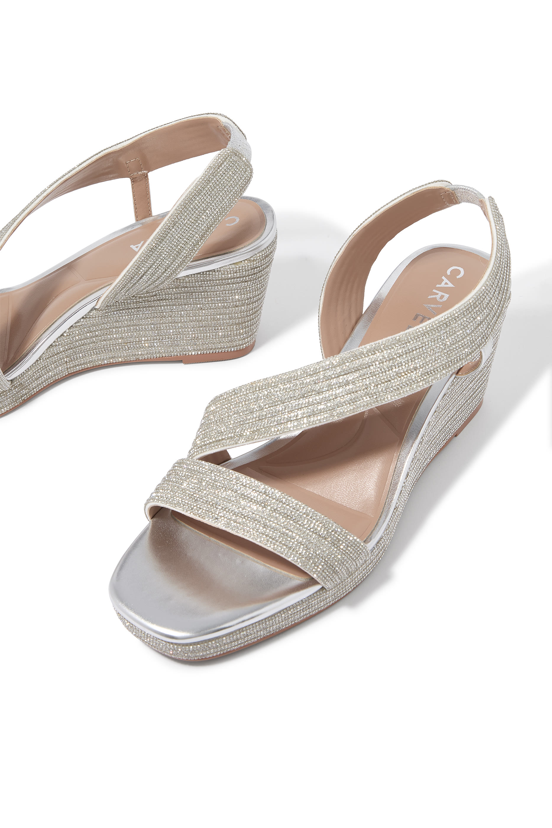 Carvela 70 Gala Wedge Jewel Sandals