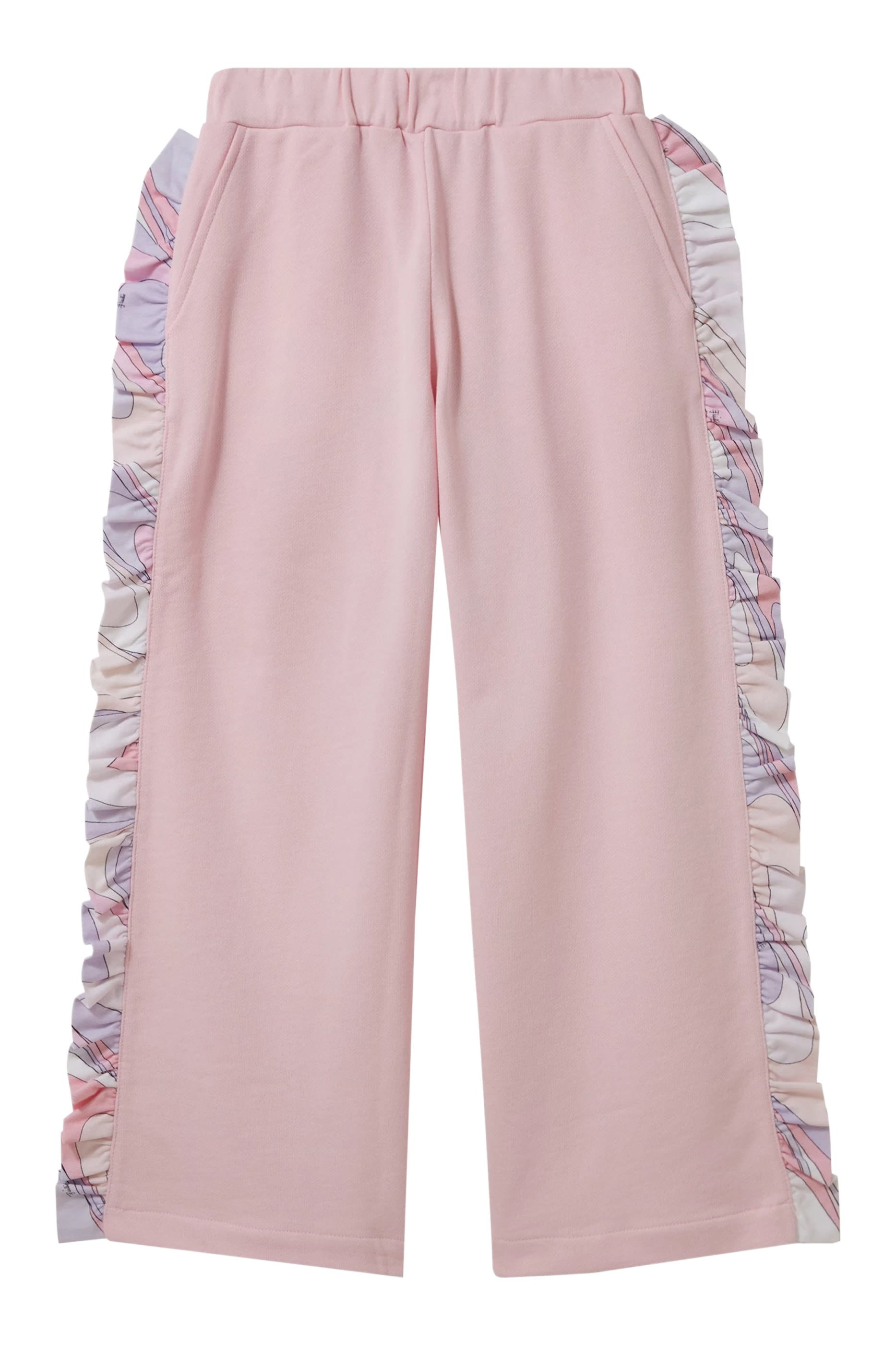 Kids Ruffle Wide-Leg Sweatpants