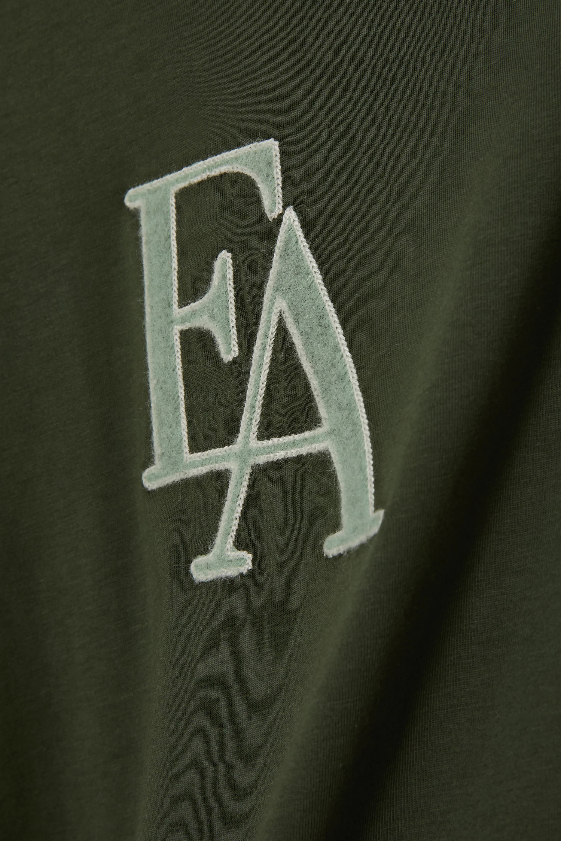 Kids Embroidered Eagle Fuzz Front T-Shirt