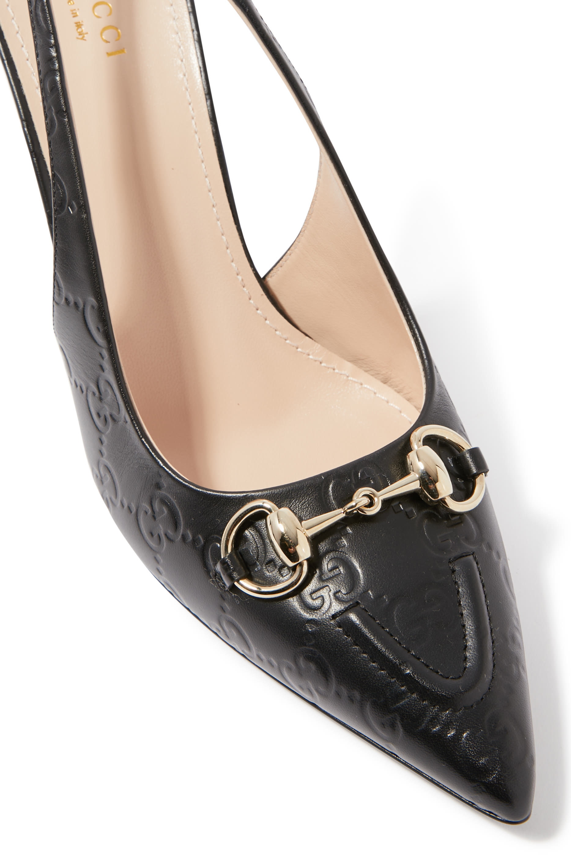 Horsebit 85 Slingback Pumps