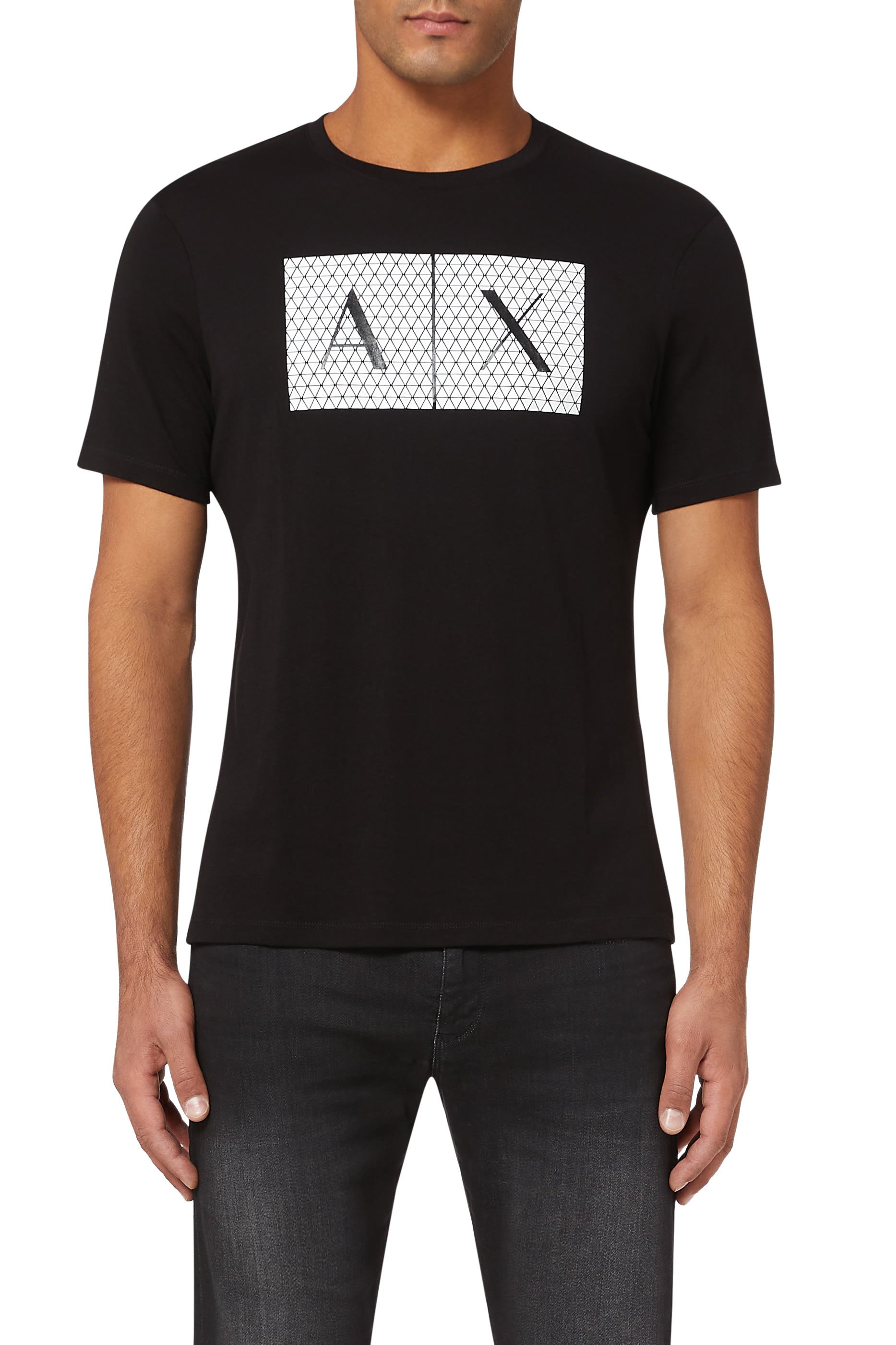 Triangulation Logo Print T-Shirt