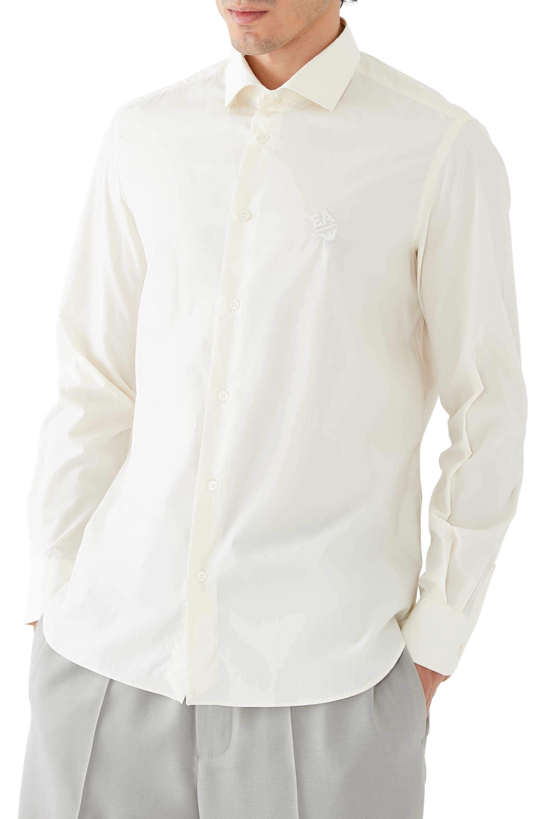 Logo Cotton Poplin Shirt