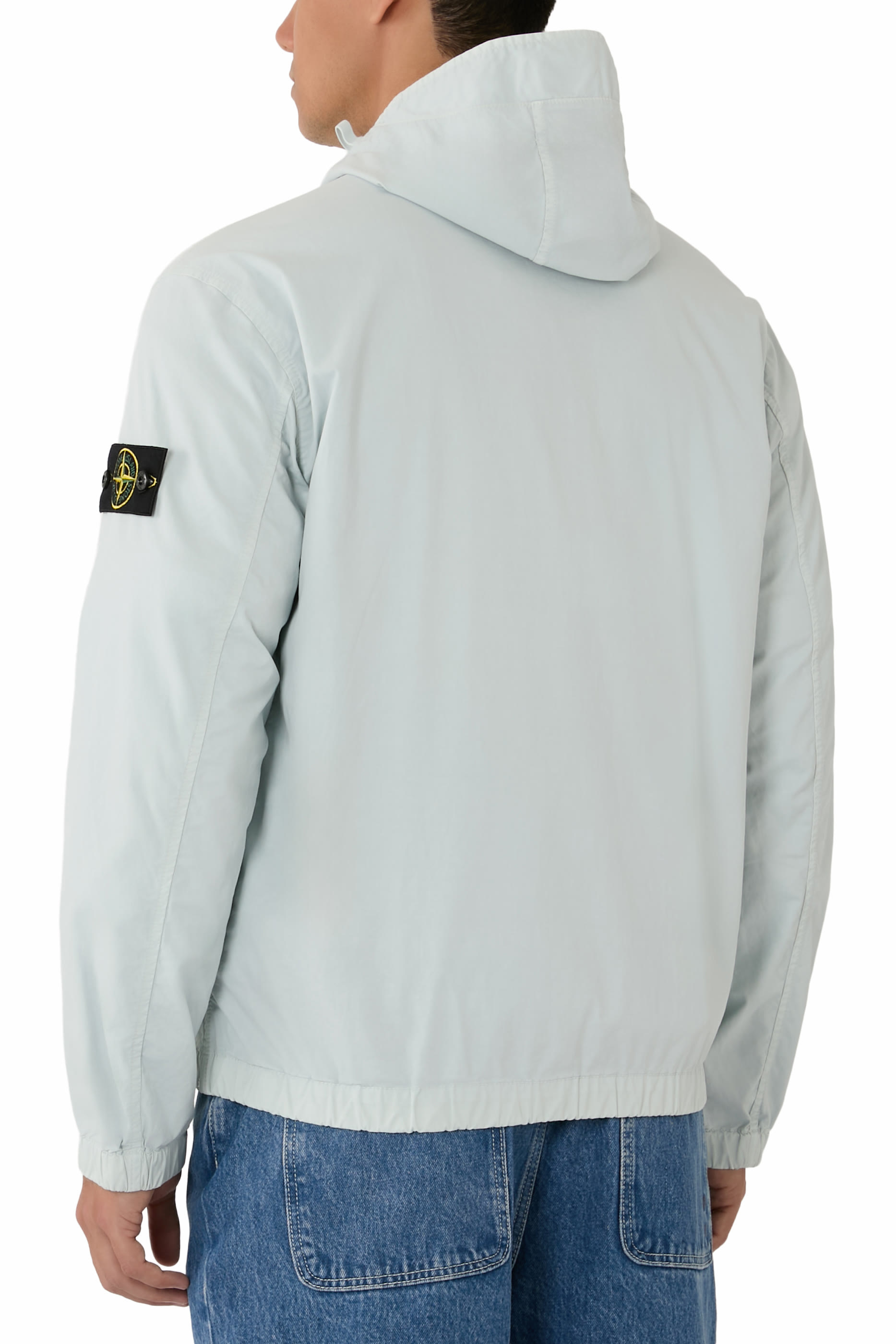 Compass-Badge Hooded Jacket