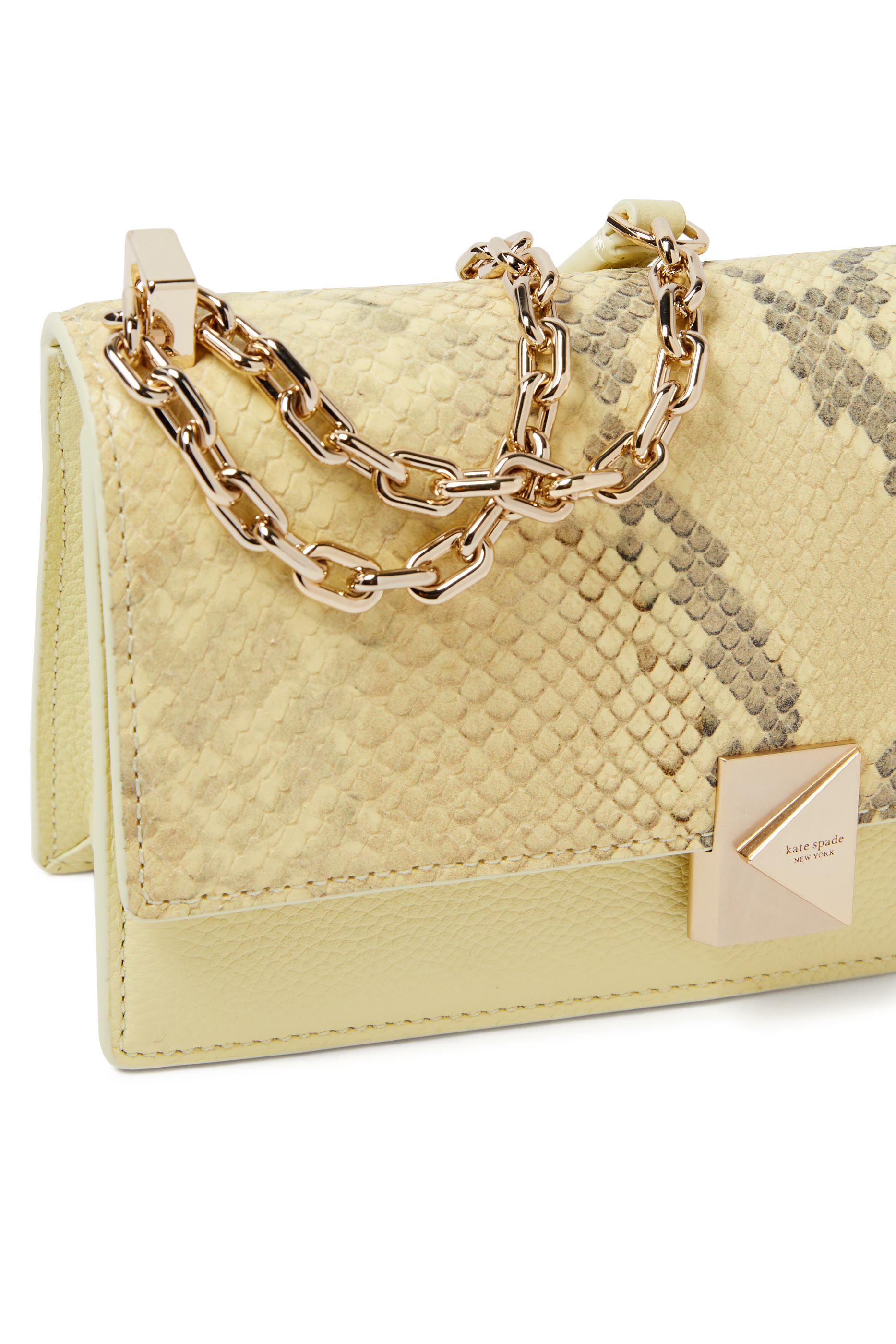 Deco Snake Embossed Mini Crossbody Bag