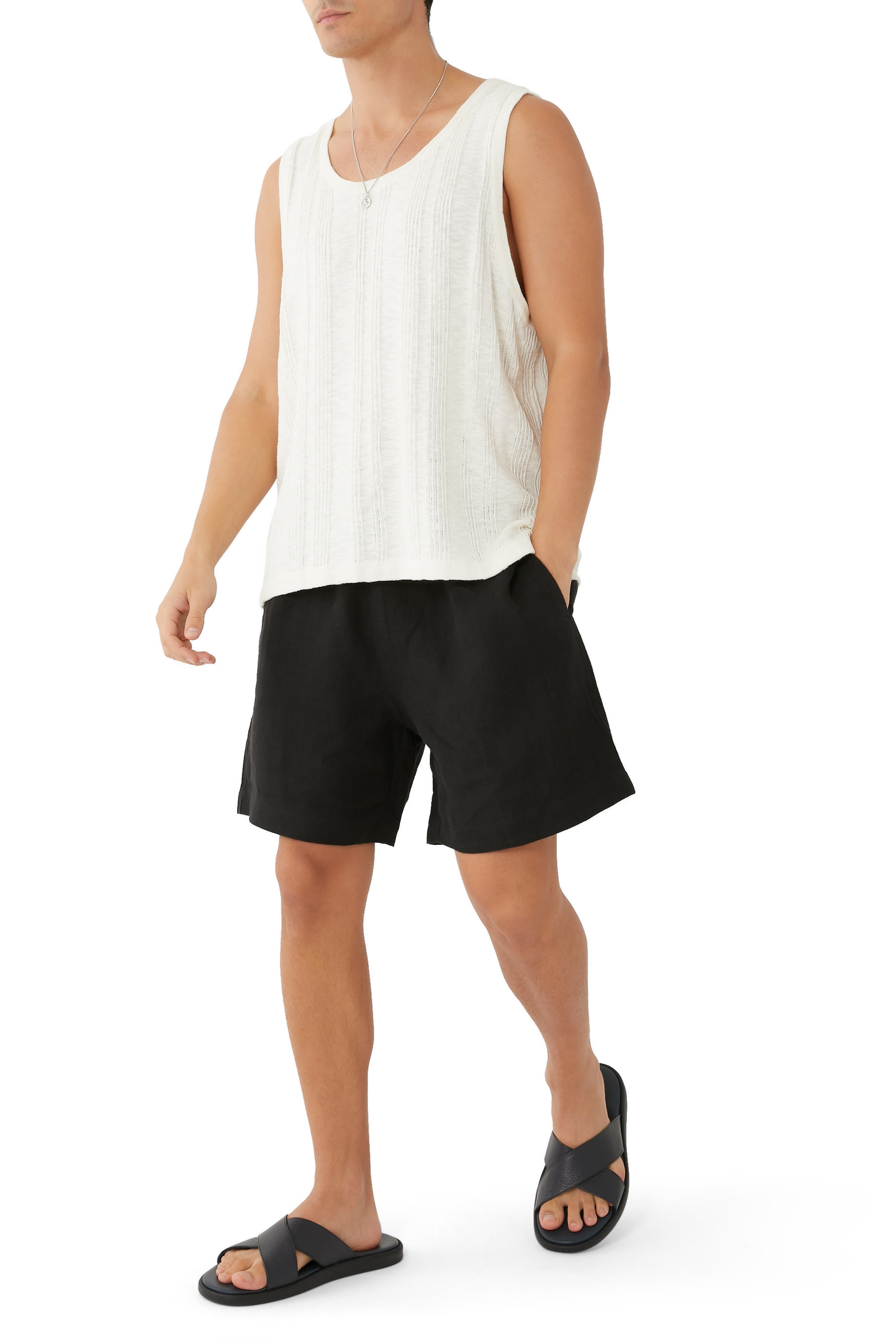 Textured Knit Tank Top