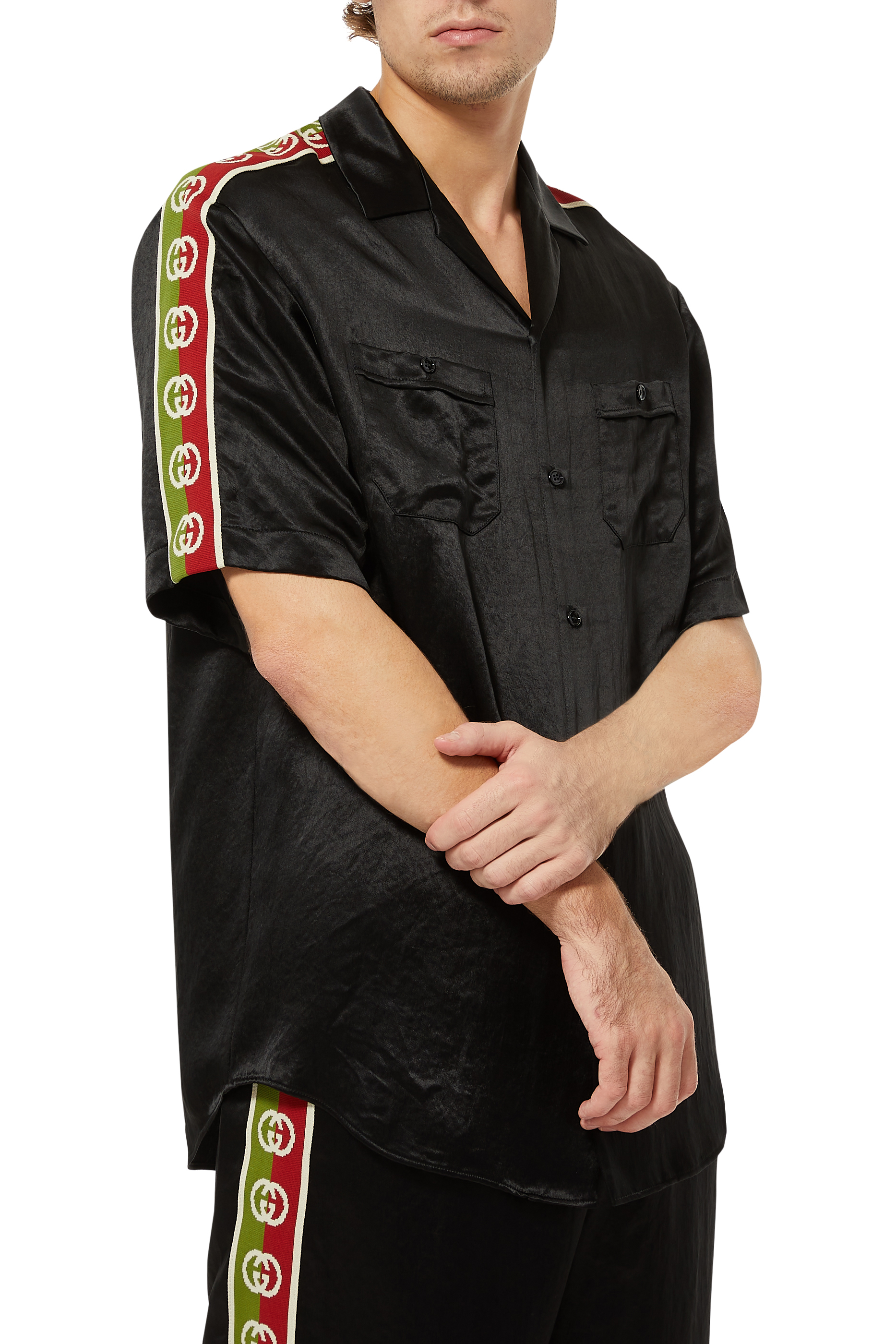 Acetate Oversize Bowling Shirt