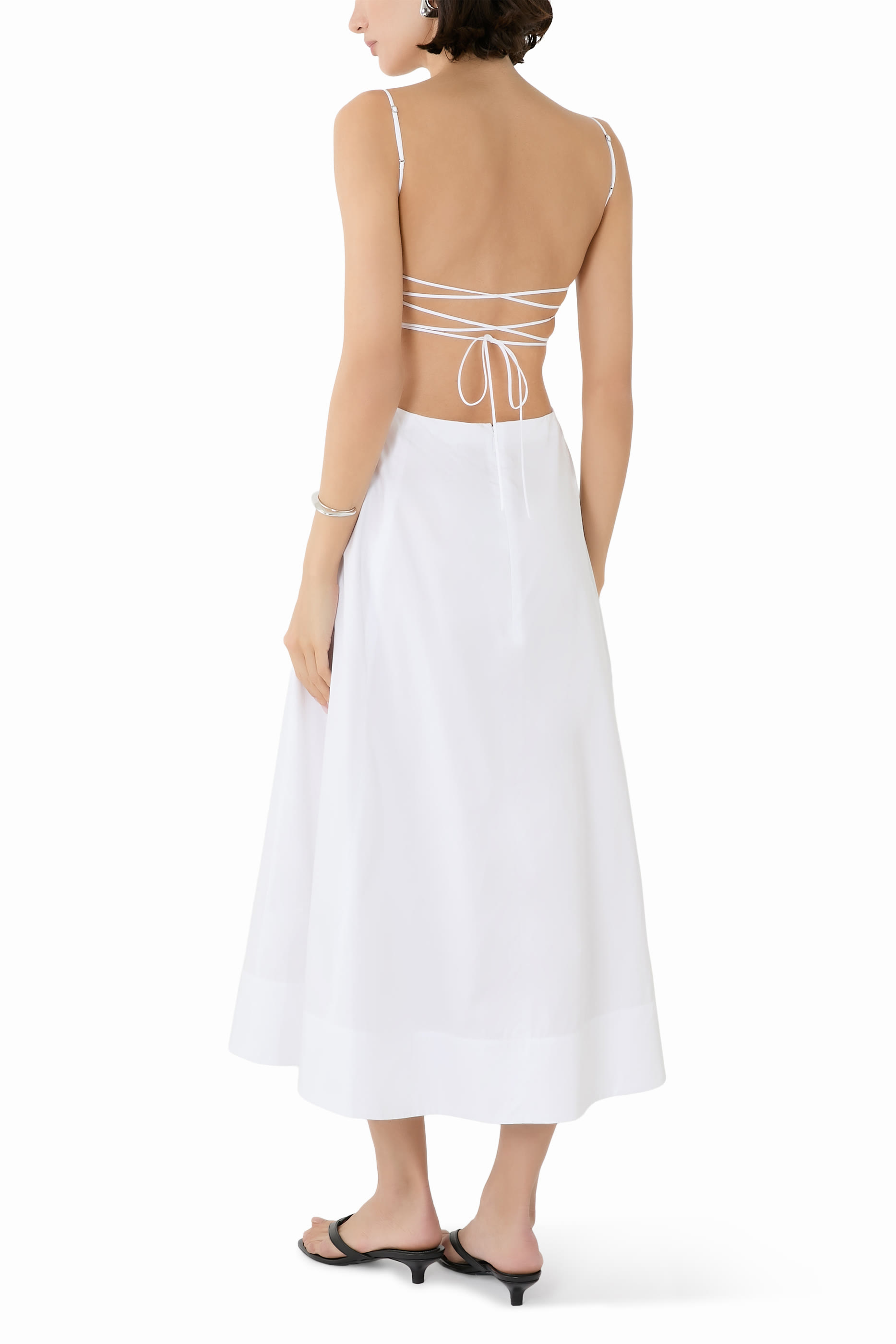 Eco Poplin Strappy Dress