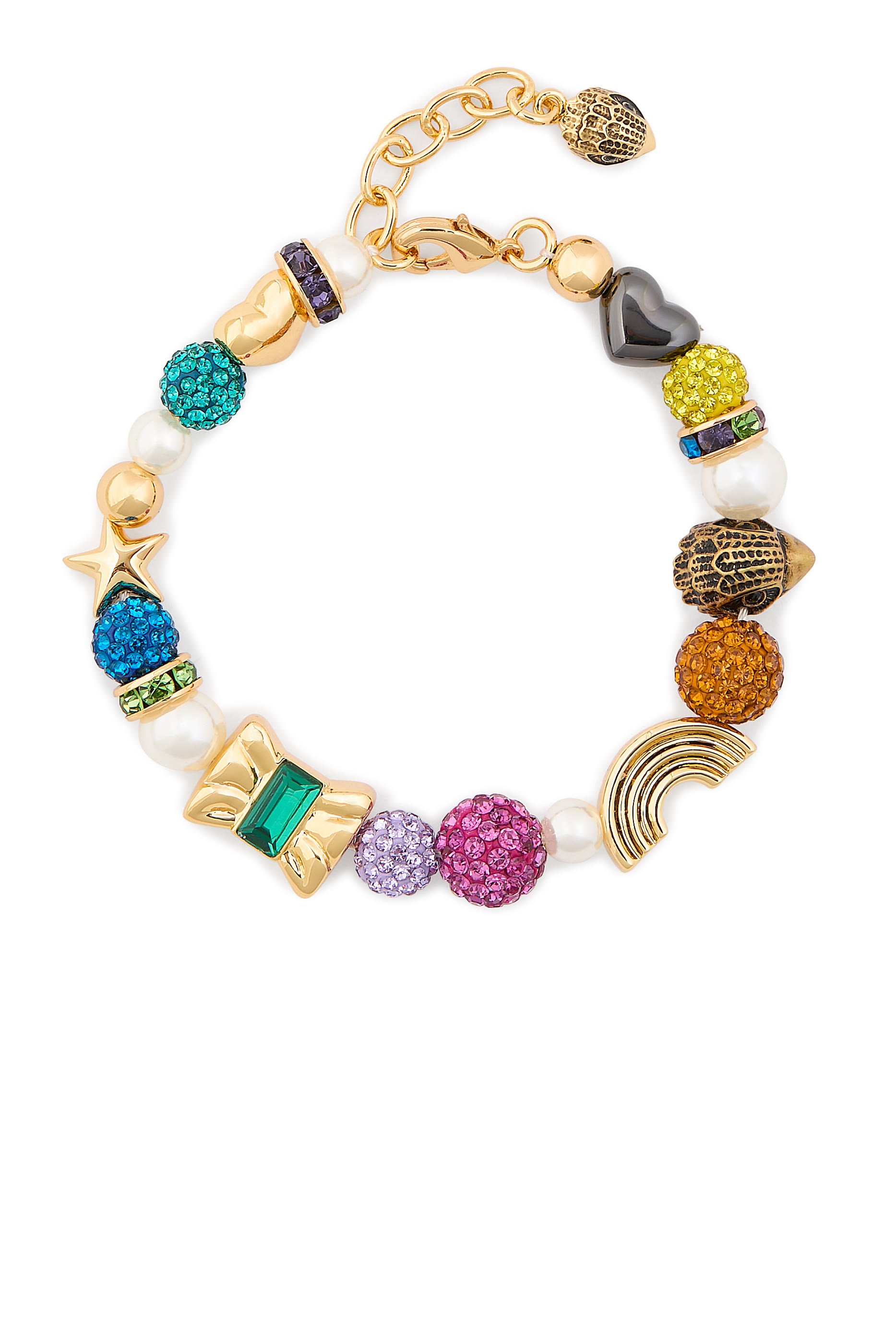 Pave Charm Bracelet