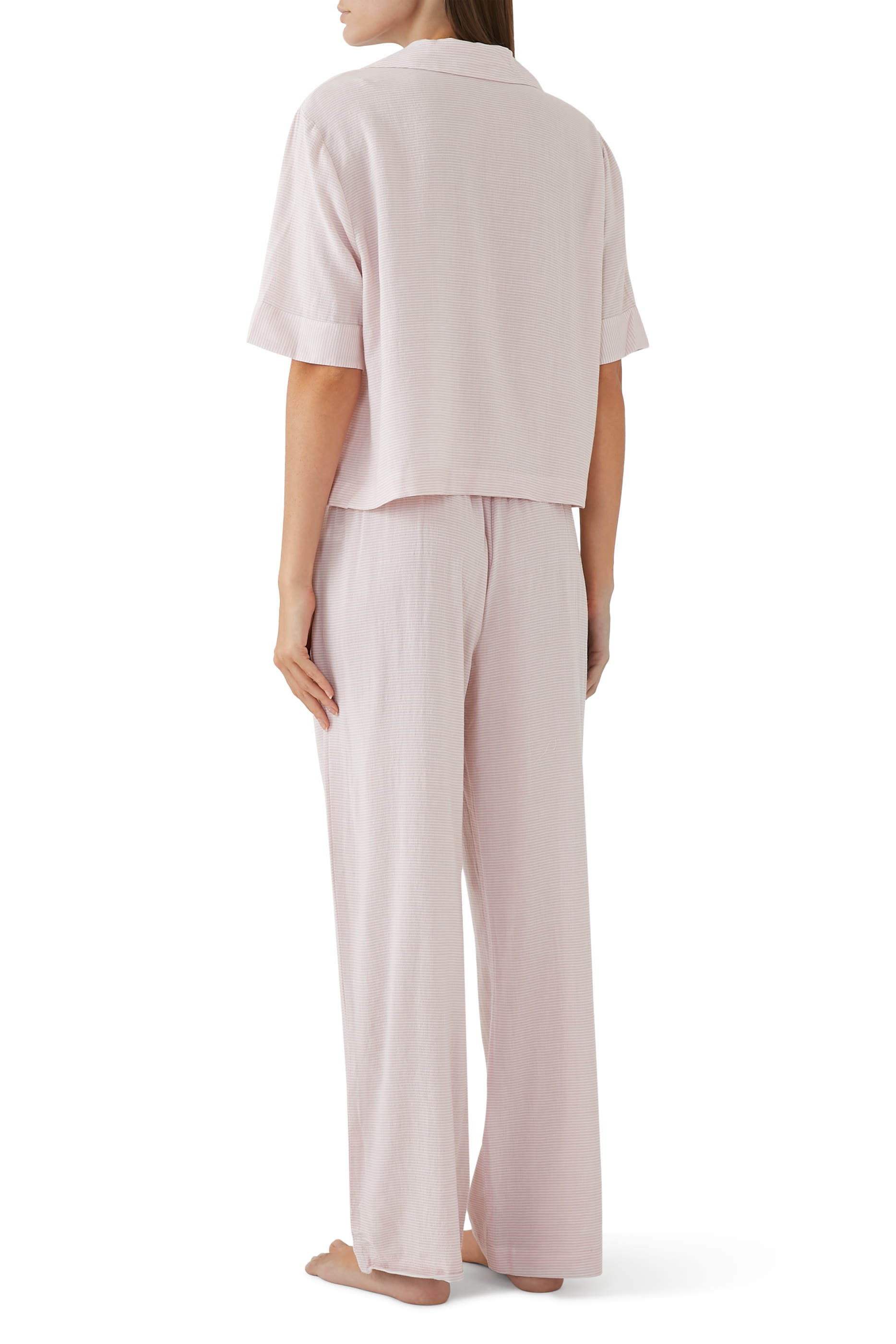 Nautico Relaxed Short Sleeve Pajama Set 