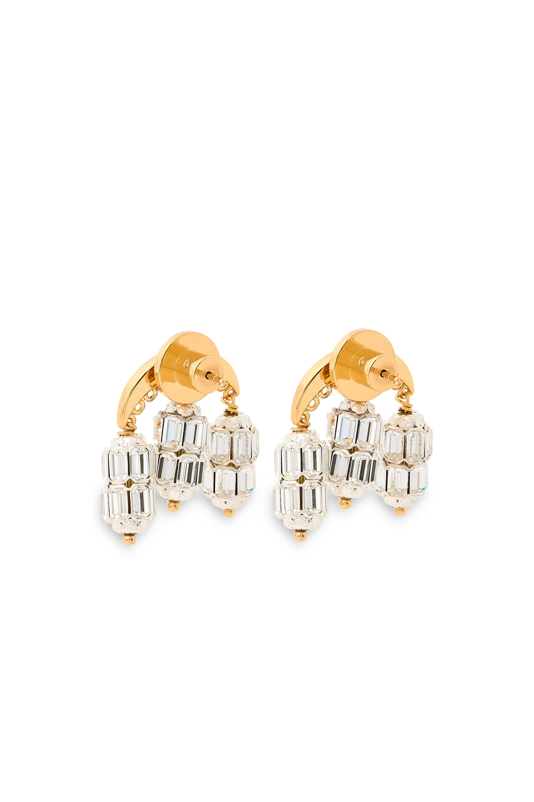  Strass Earrings, 24K Gold Plated Earrings 