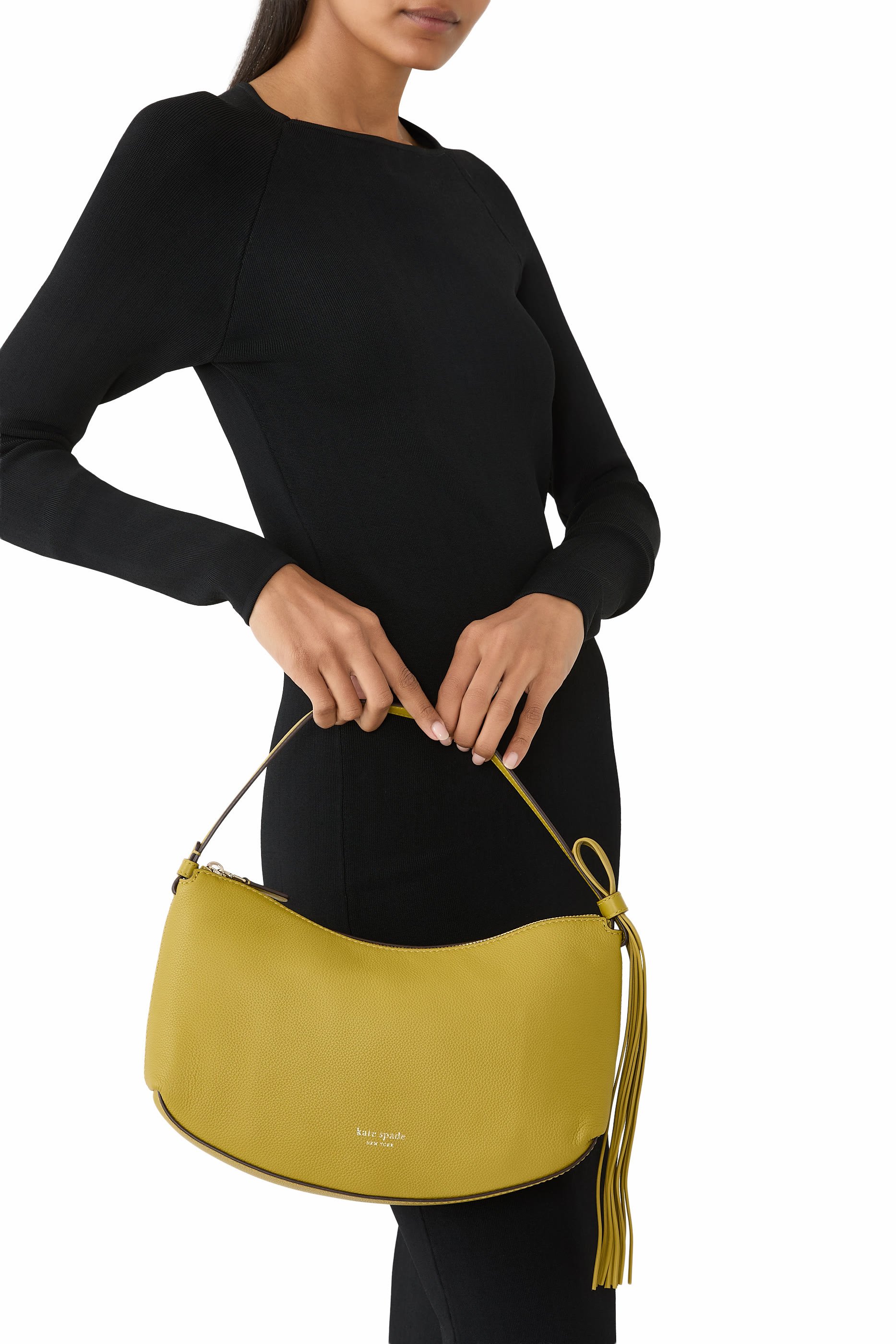 Loop Fringe Strap Shoulder Bag