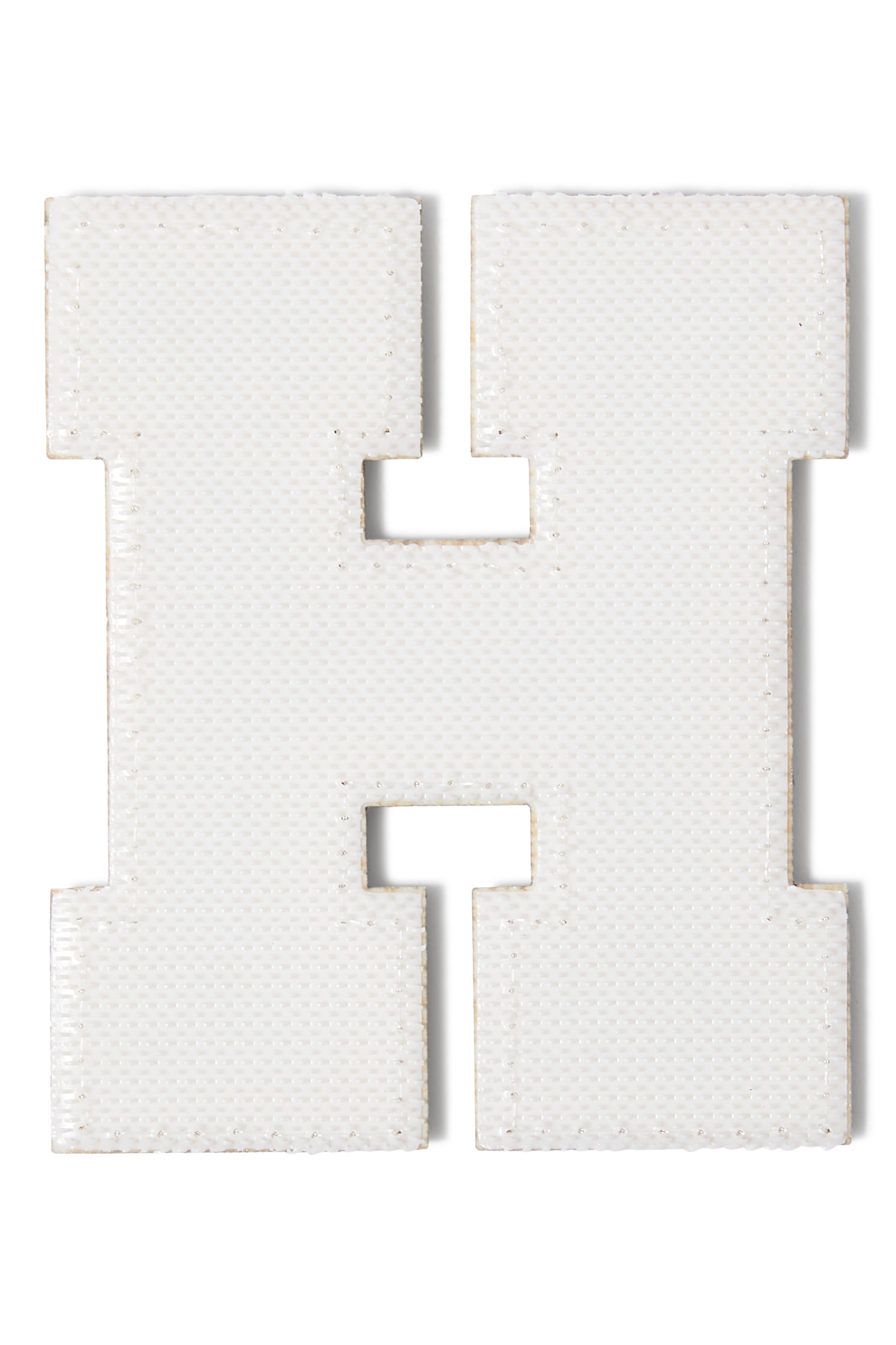 Kids 3" Chenille Sparkle &lsquo;H&rsquo; Letter Patch
