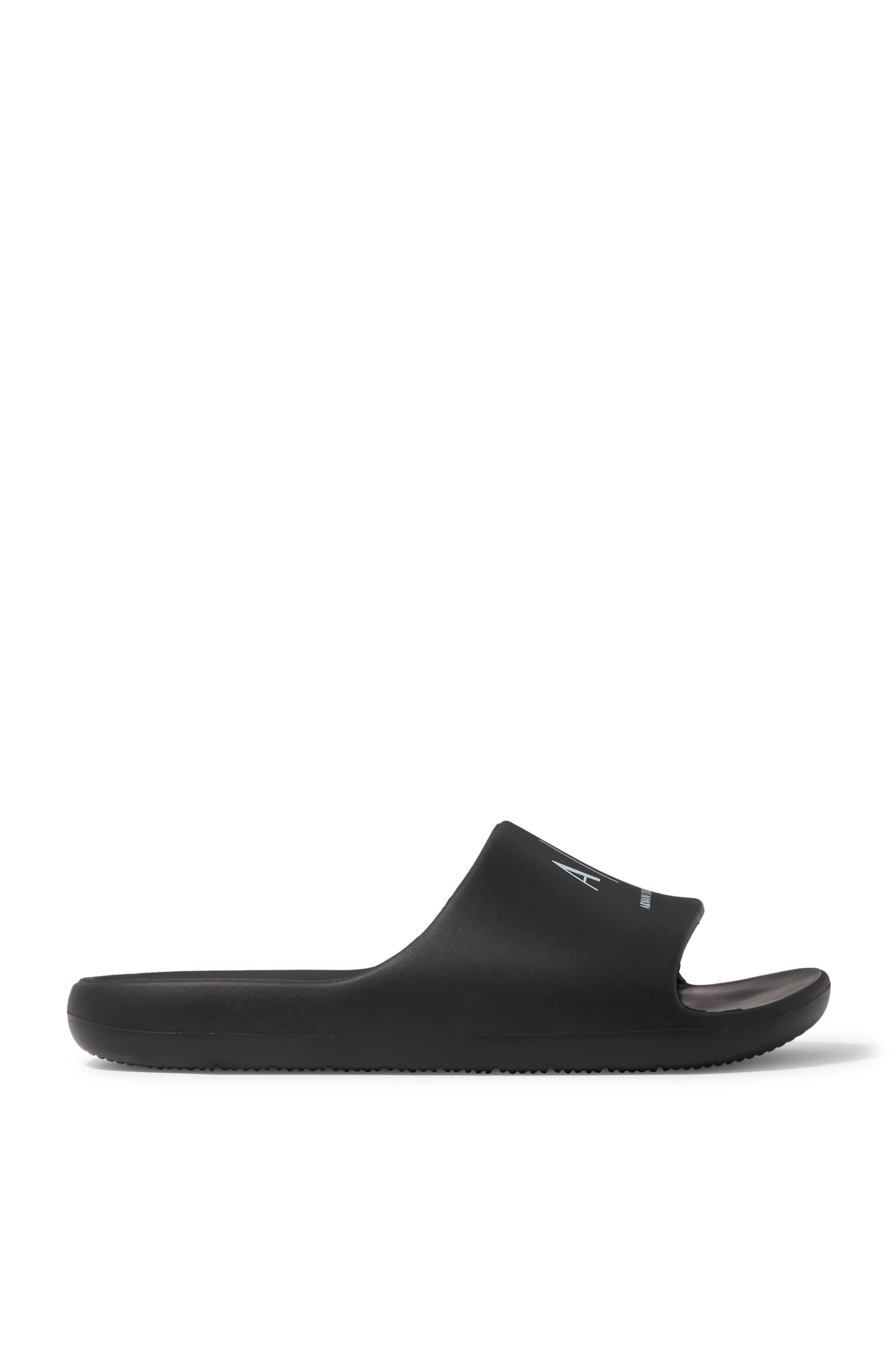 AX Logo Flat Sandals