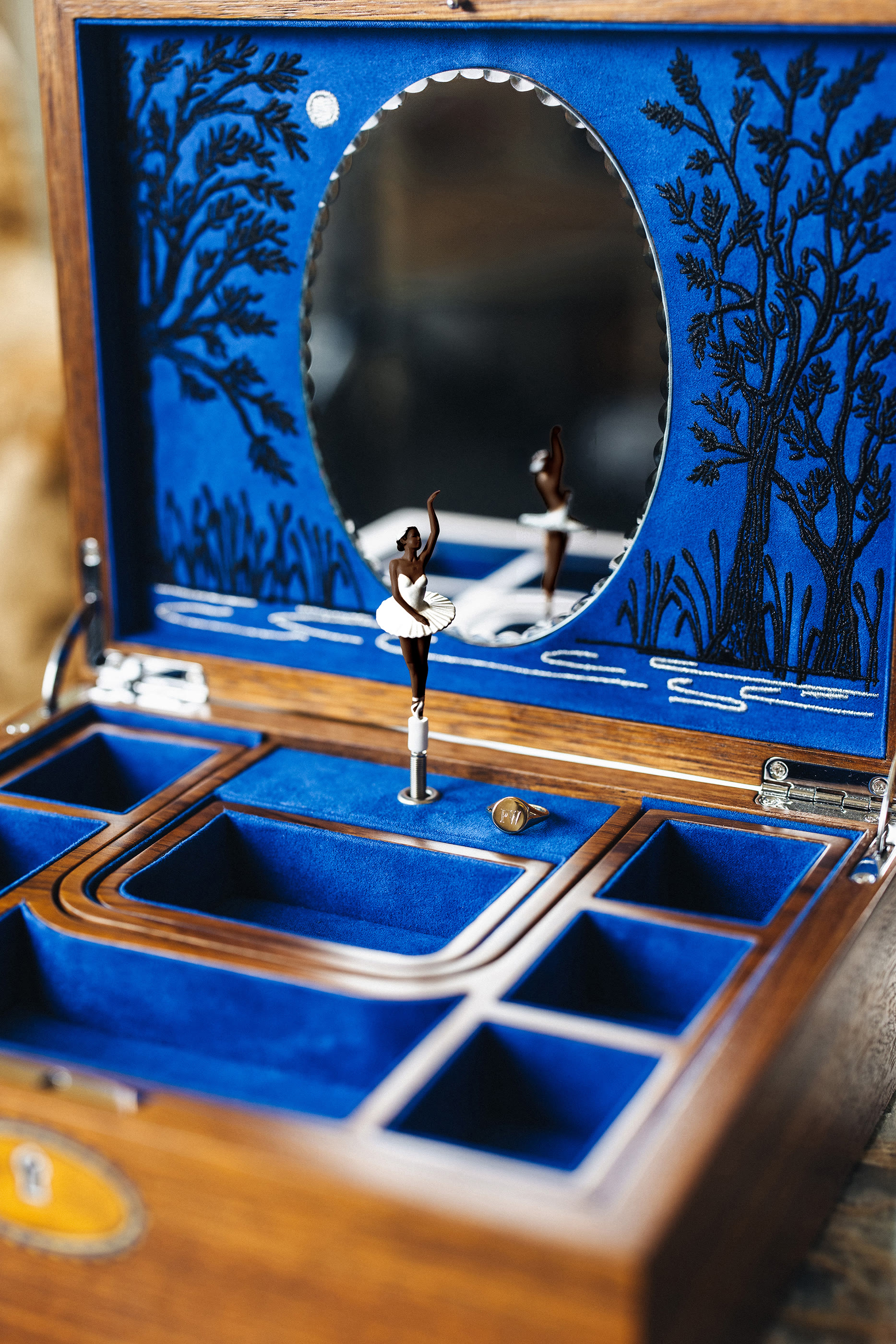 Musical Ballet Jewelry Box