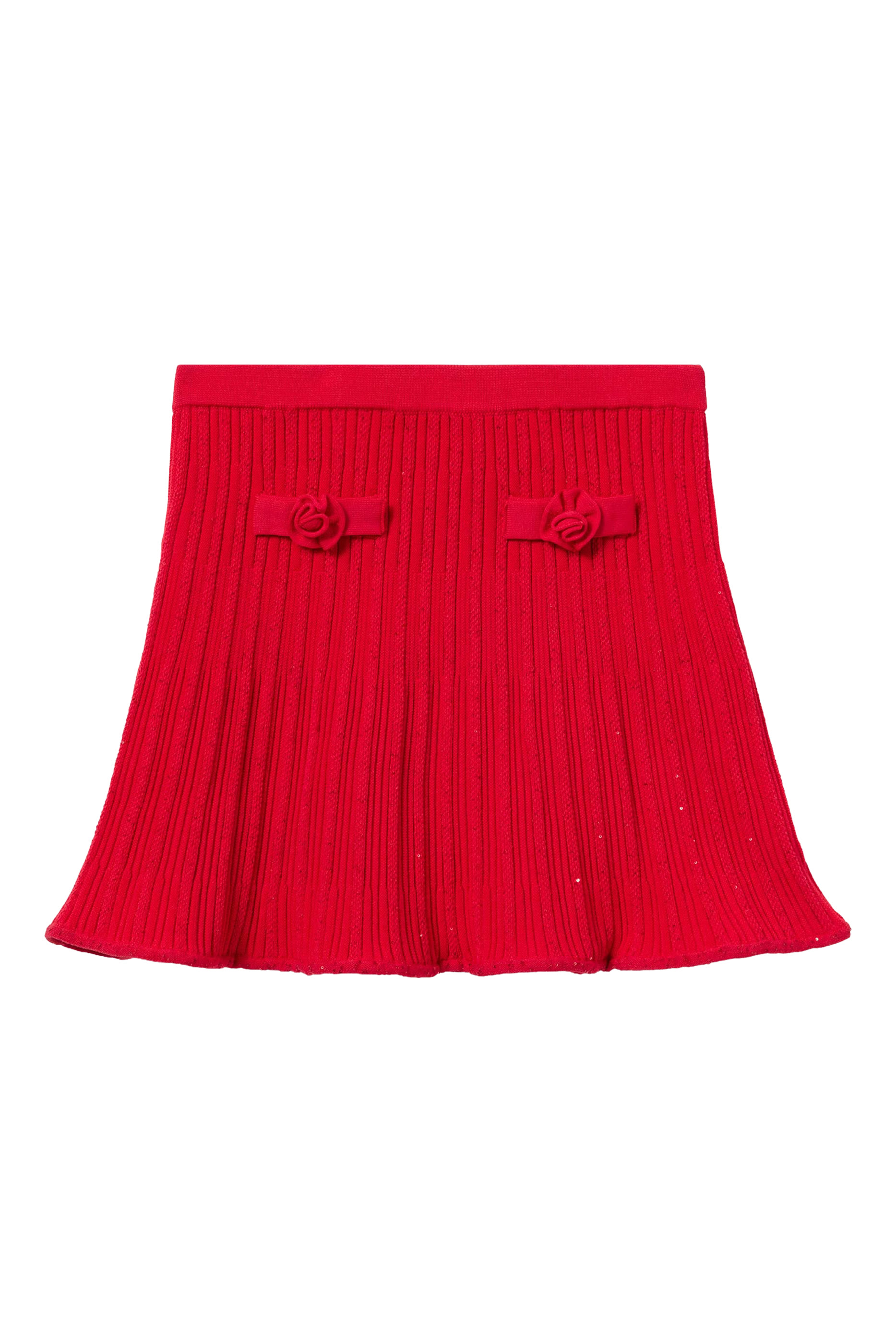 Kids Ribbed Knit Skirt