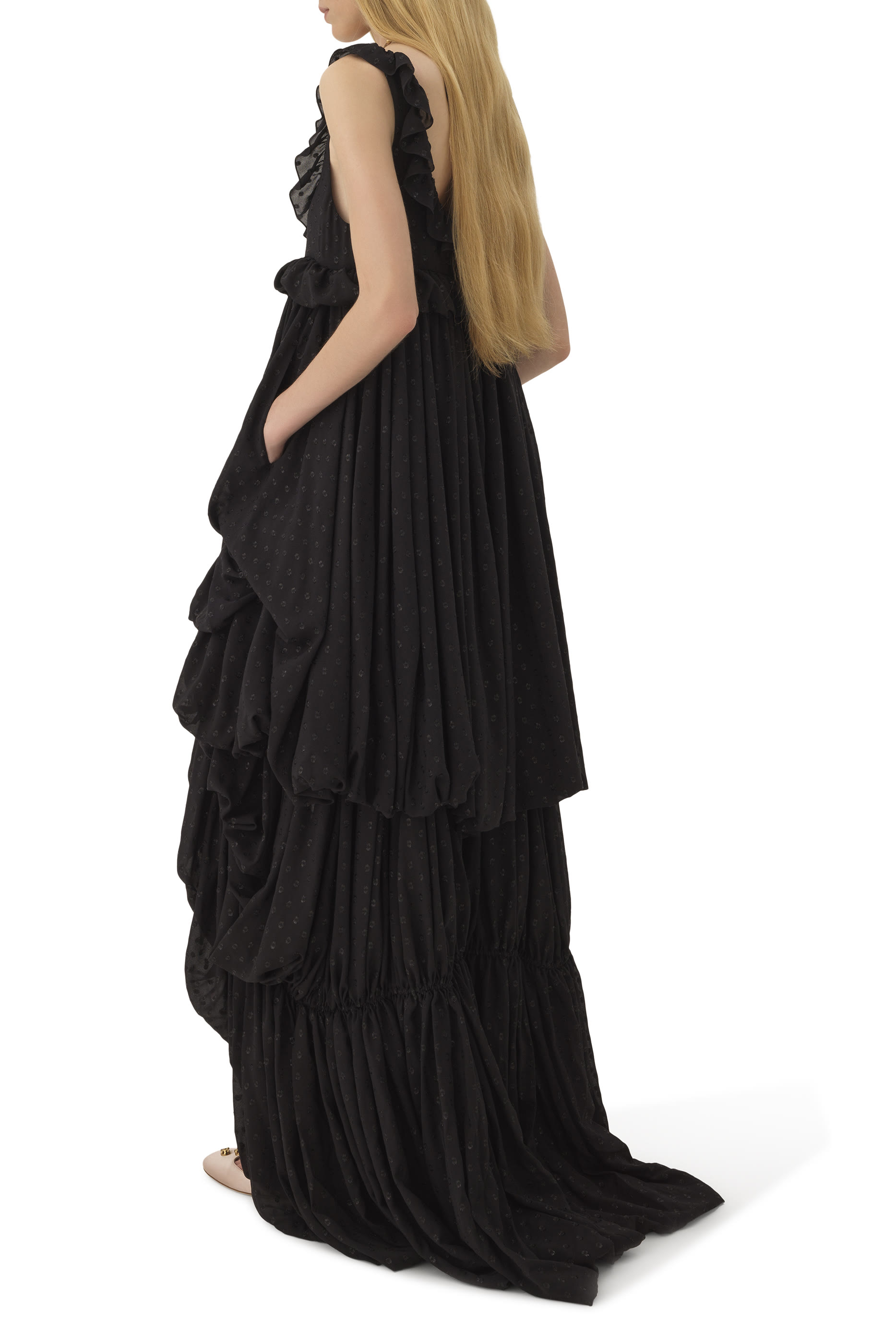 High Low Ruffle Dress