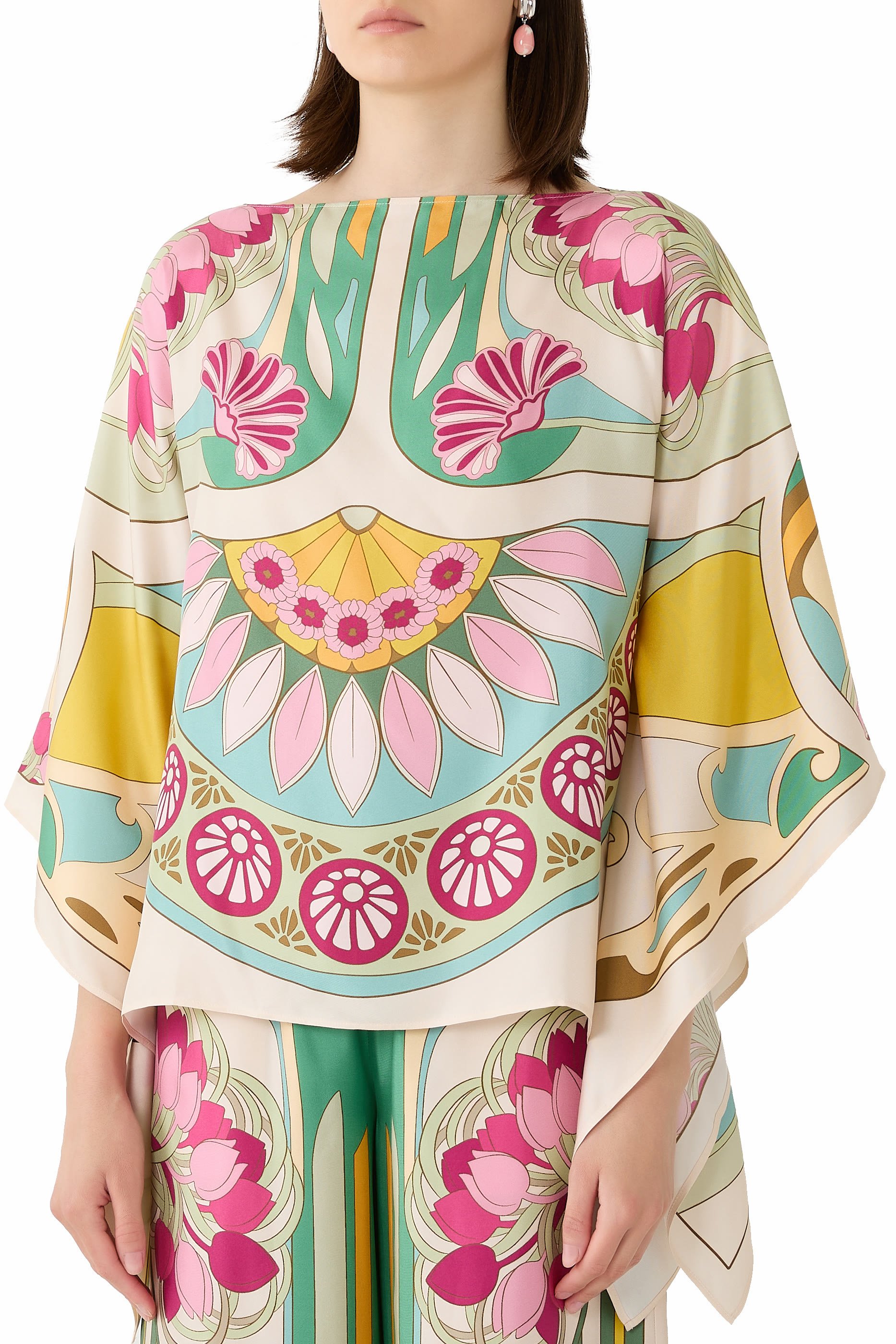 Tulip Plac&eacute;e Foulard Top