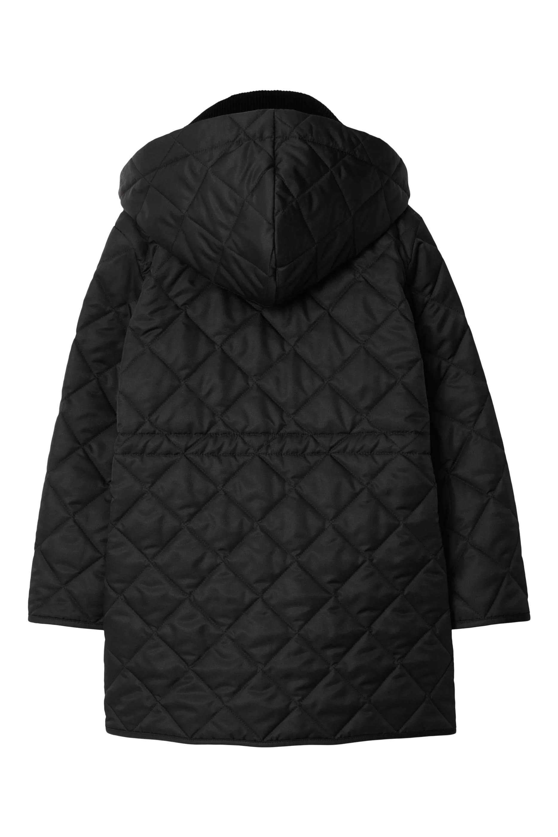 Kids Corduroy-Collar Quilted Jacket