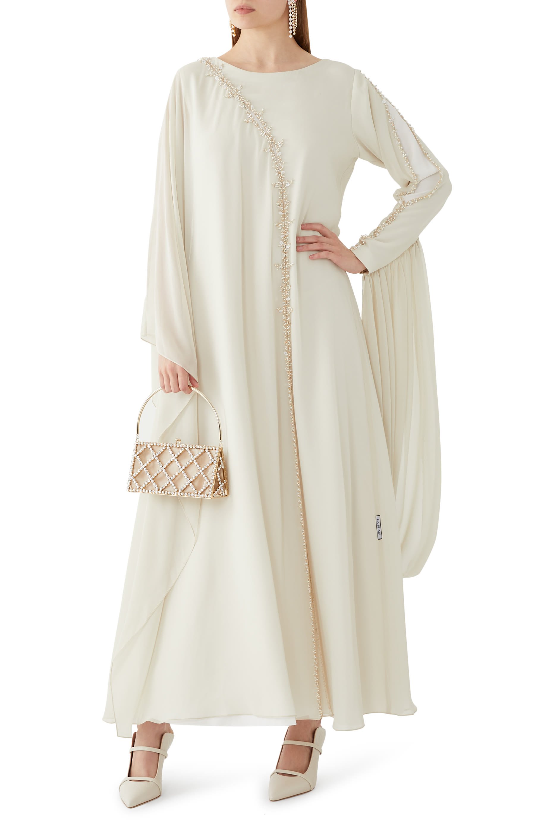 Lyraeve Double Layer Embroidered Dress