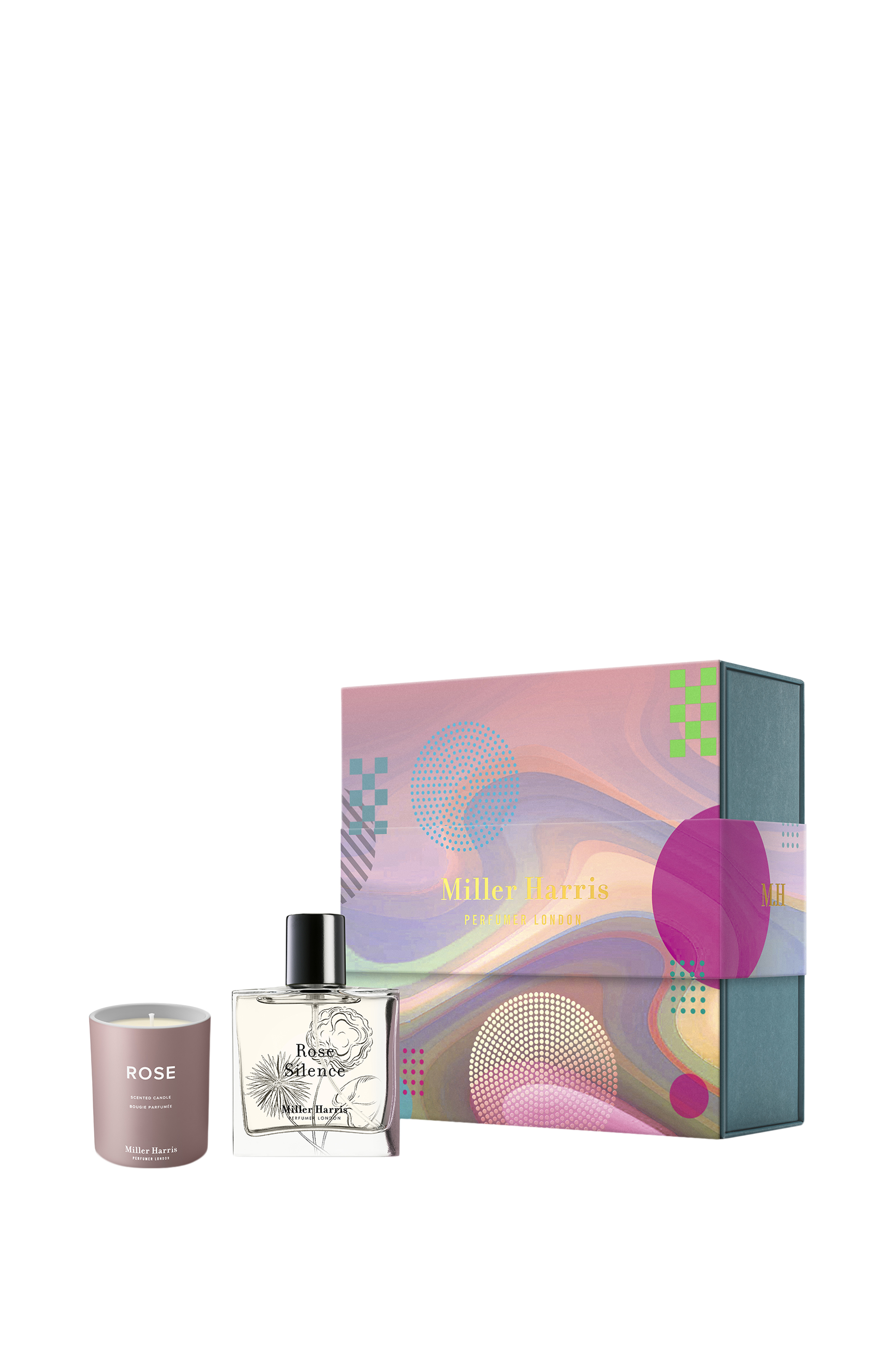 Rose Silence Eau de Parfum and Travel Candle, Set of 2