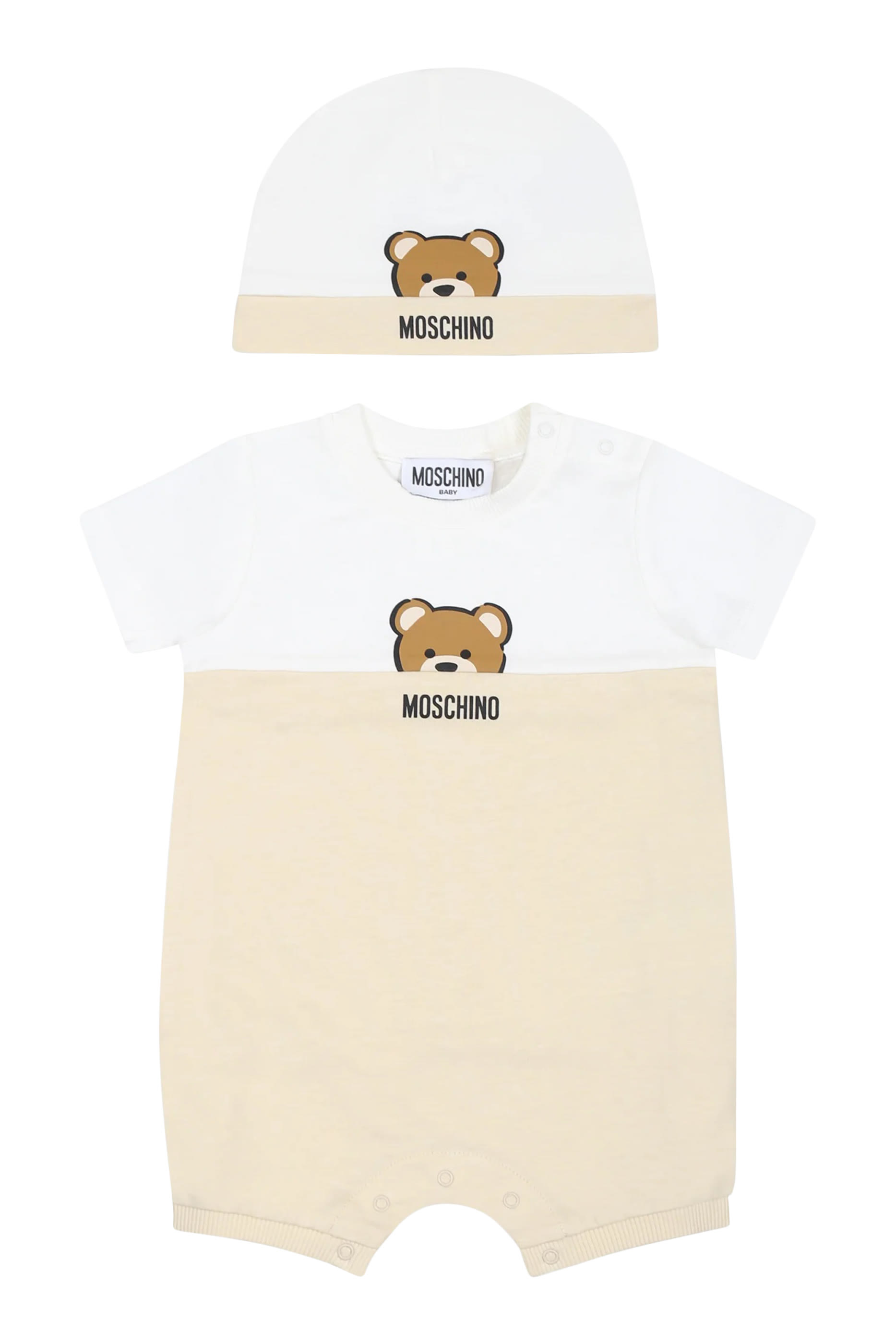 Kids Cotton Romper & Hat Set