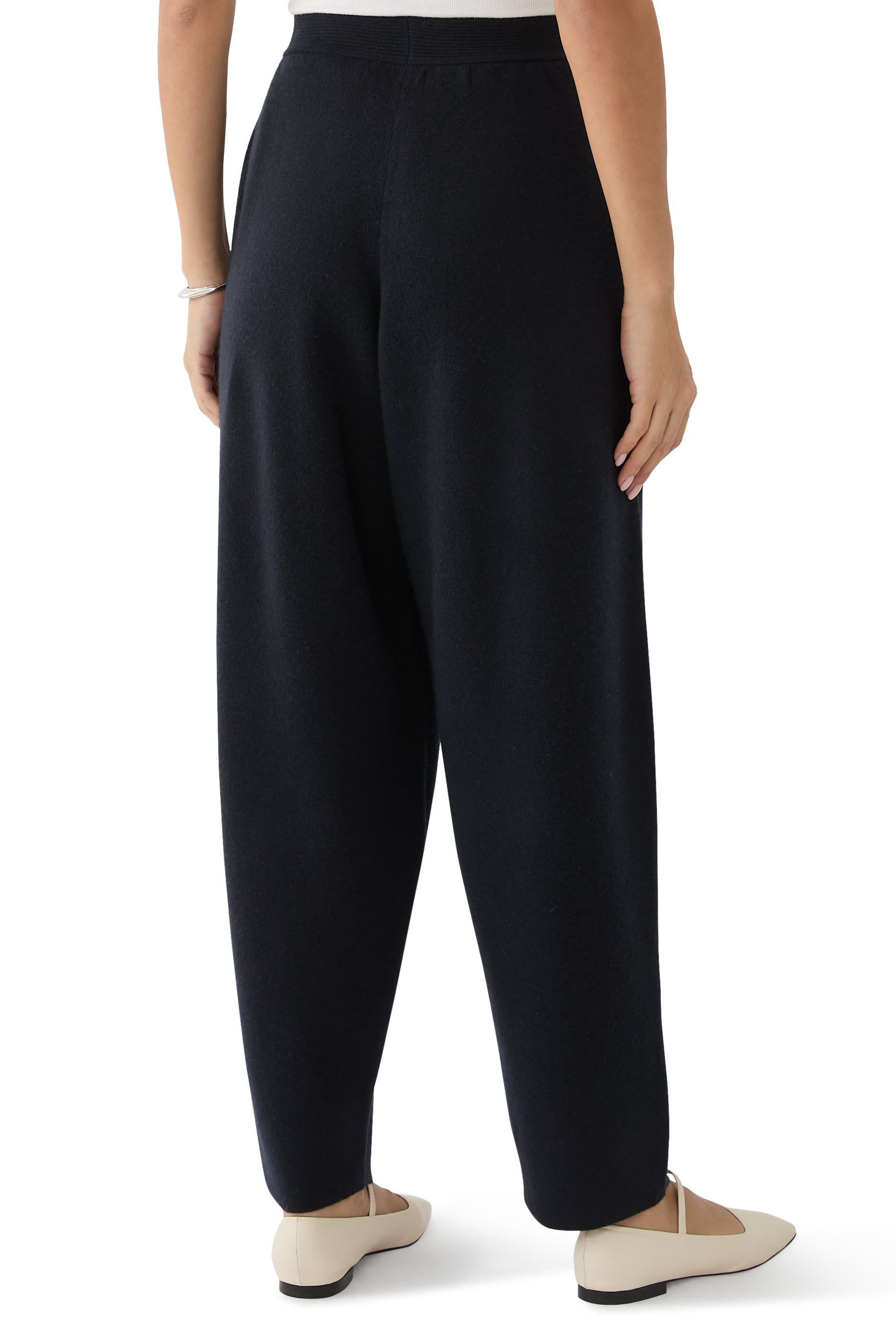 Cashmere Wide-Leg Hayden Trousers