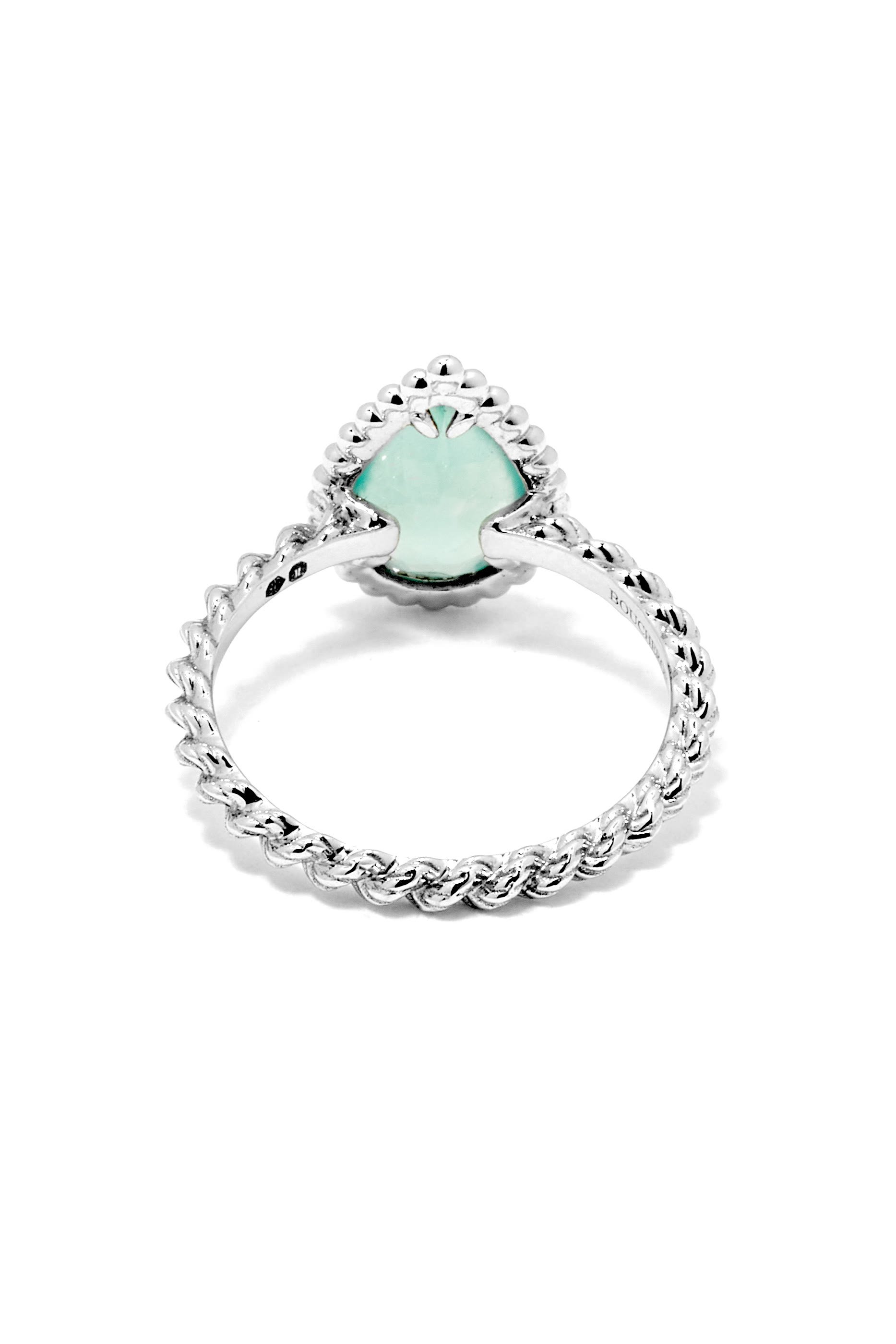 Serpent Boheme S Motif Ring, 18k White Gold