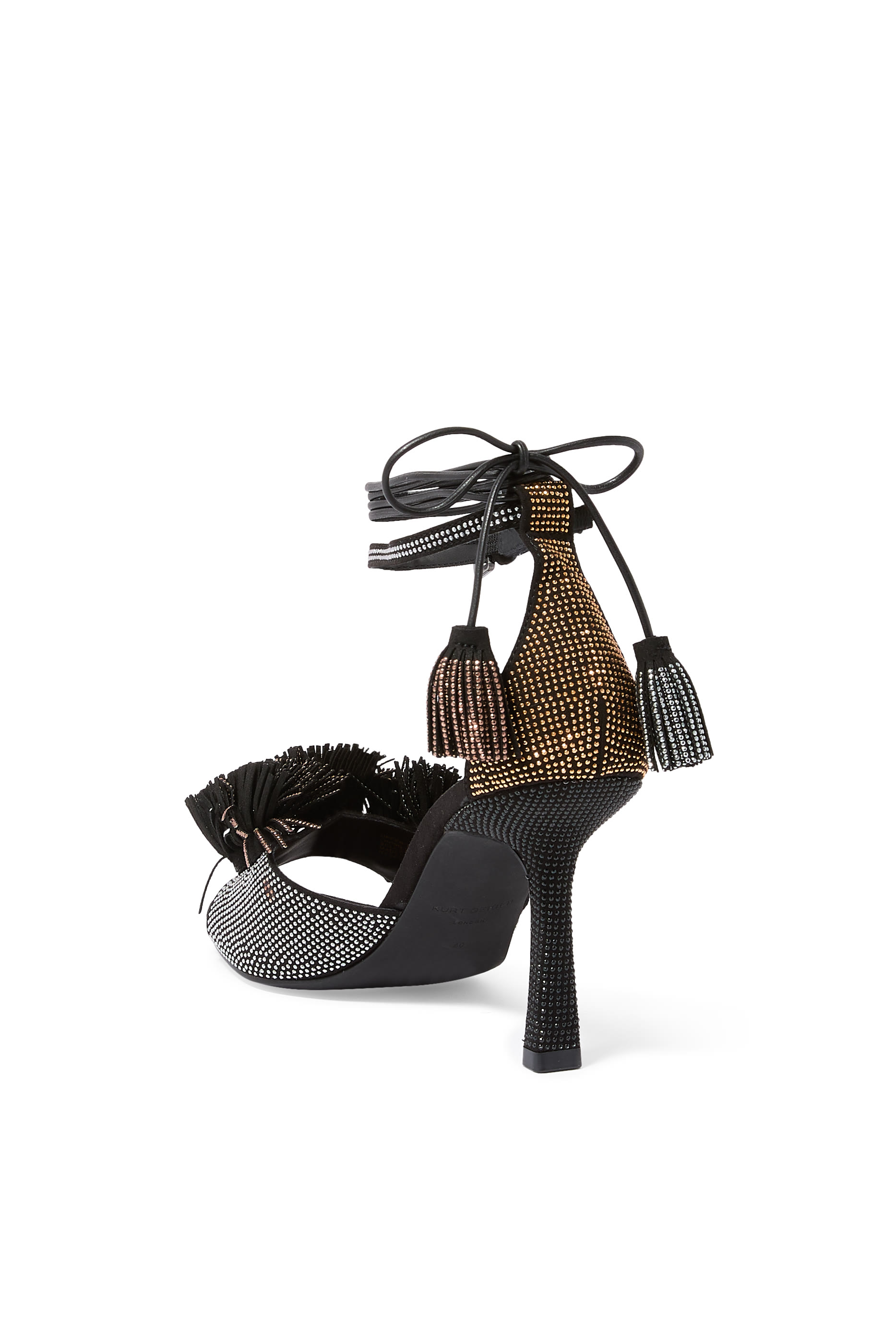 Pom Pom 70 Ankle Tie Sandals