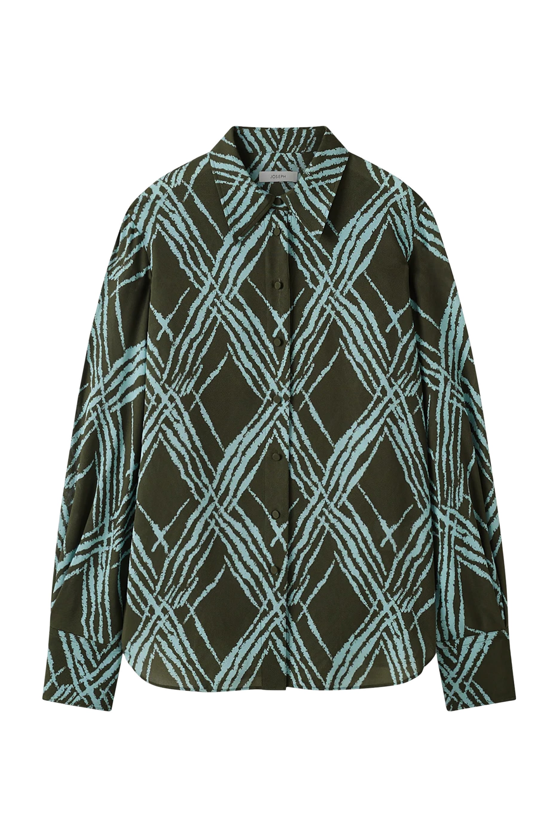 Sina Open Weave Silk Blouse