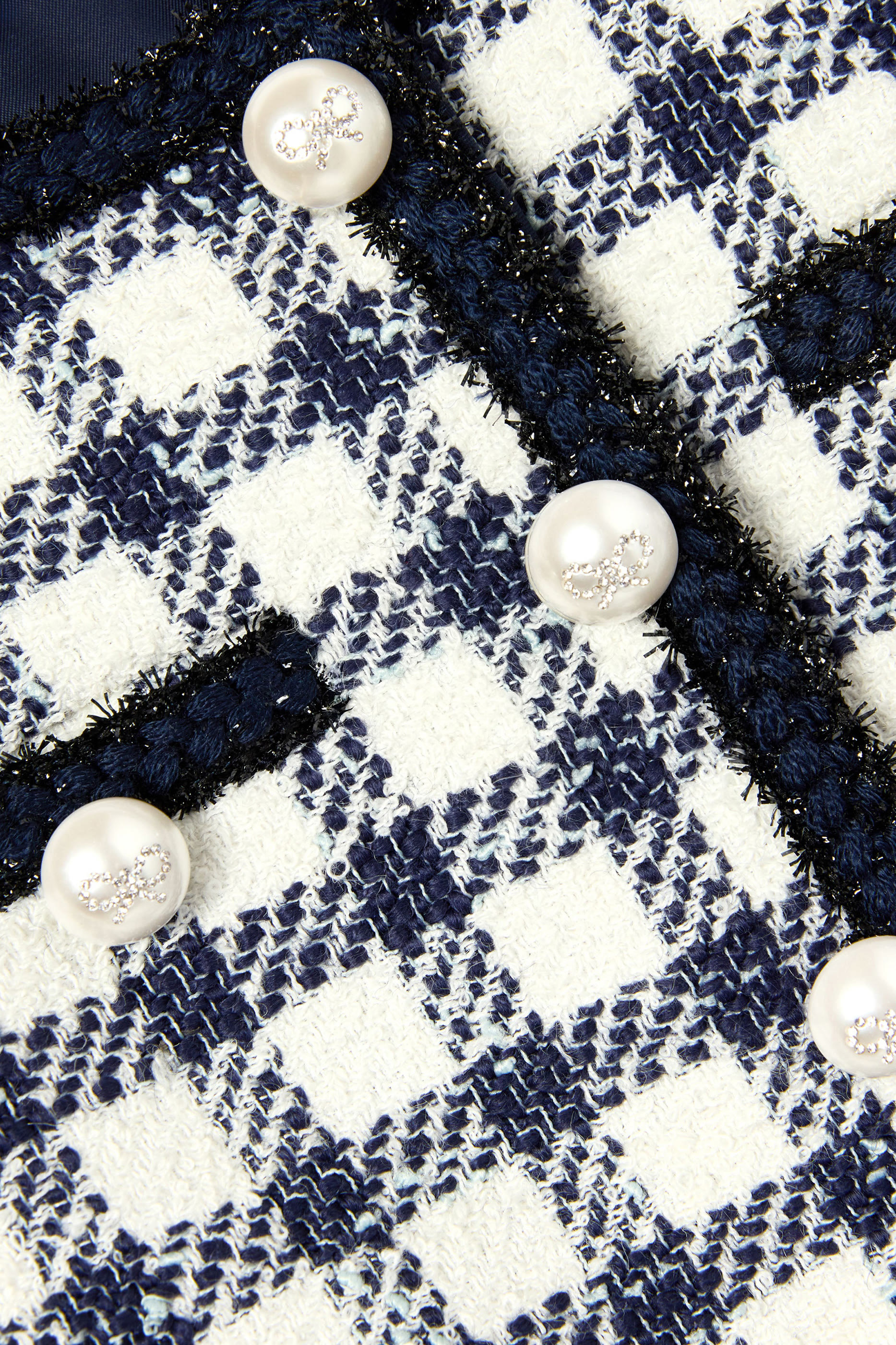 Kids Check Bouclé Jacket 