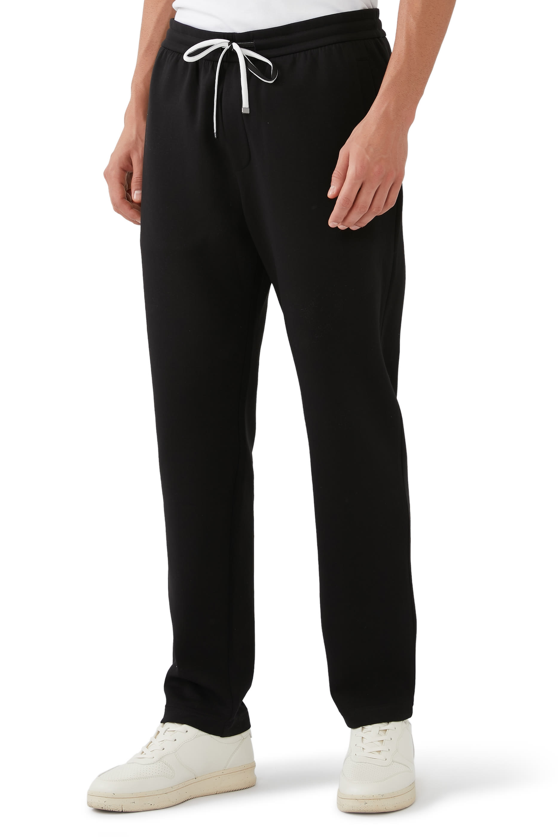 Micro Logo Back Double Jersey Joggers 