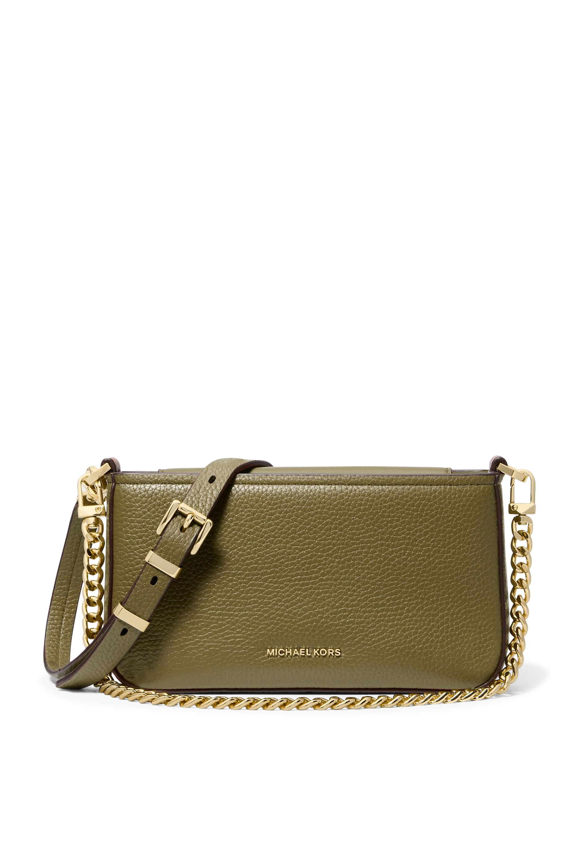 Bryant Small Pebbled Leather Convertible Pochette