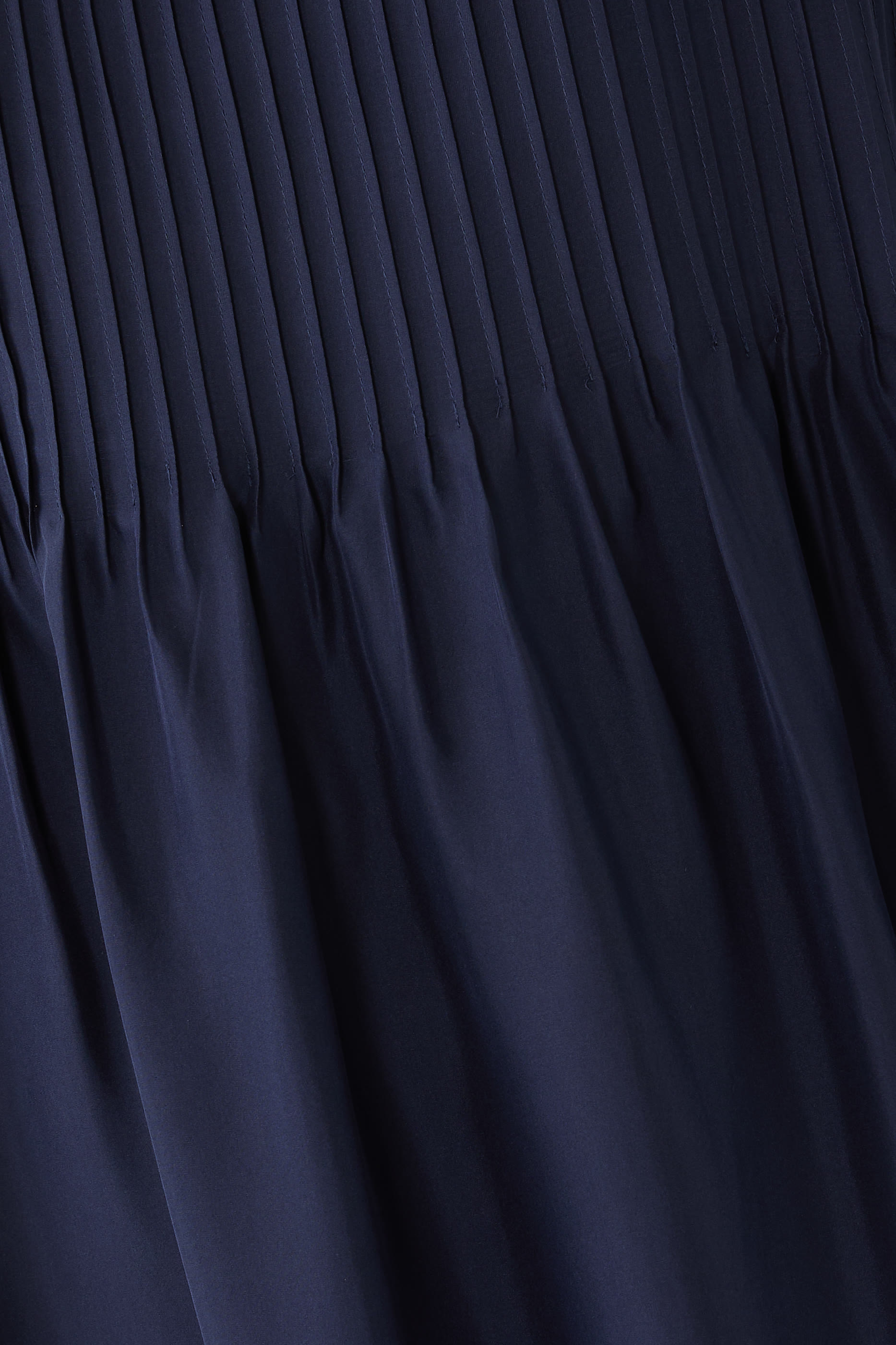 Pleated Bateau Neck Dress