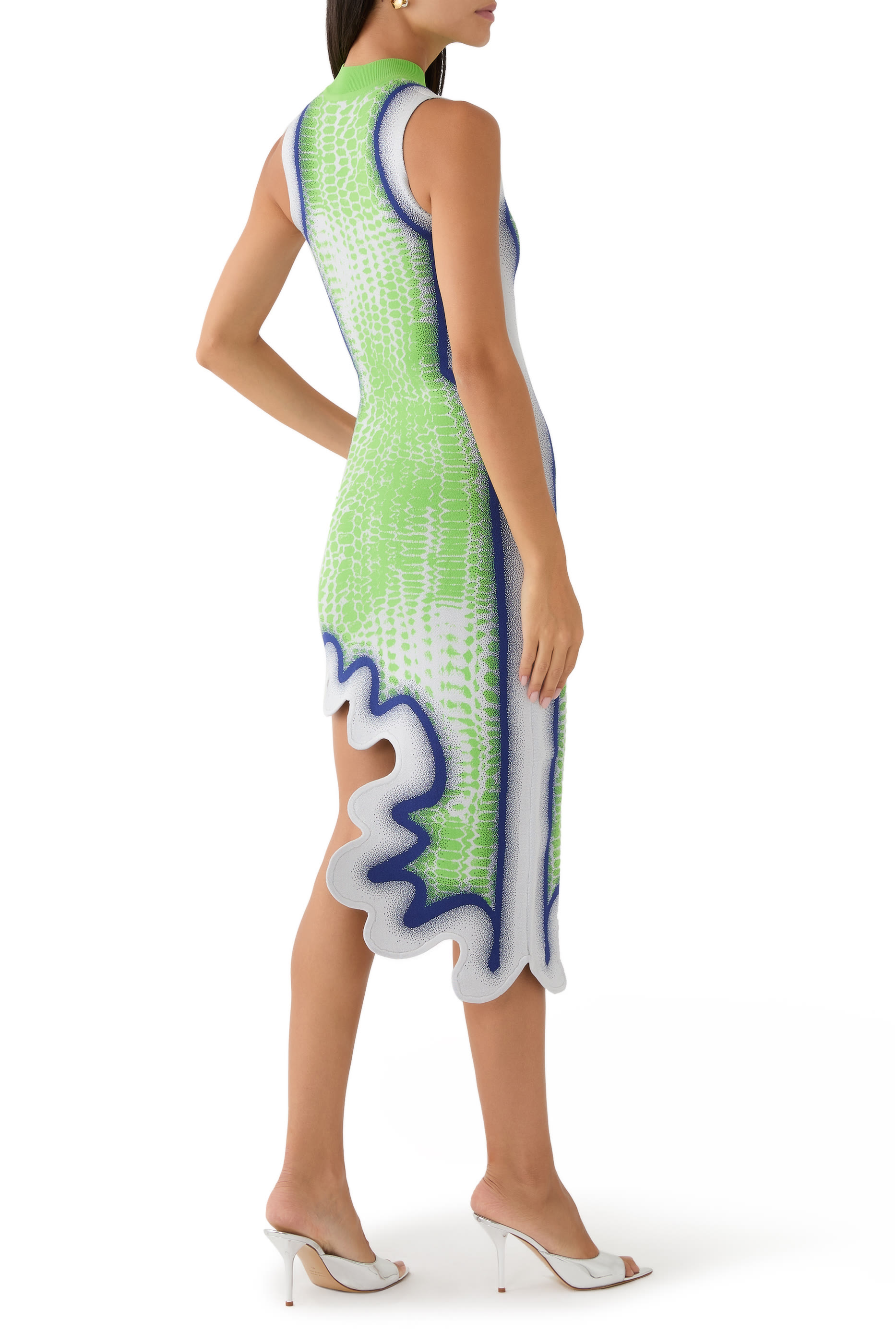 Brooklyn Wavy Asymmetric Dress