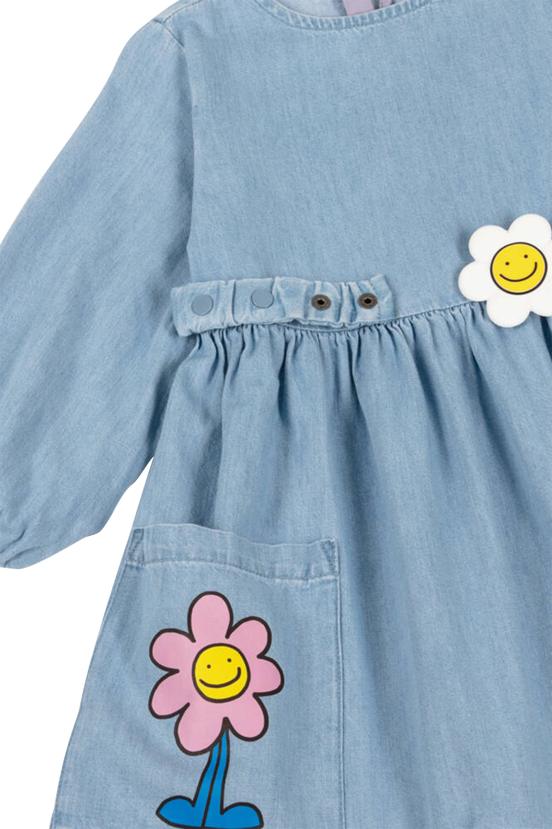 Kids  Floral Long-Sleeve Dress